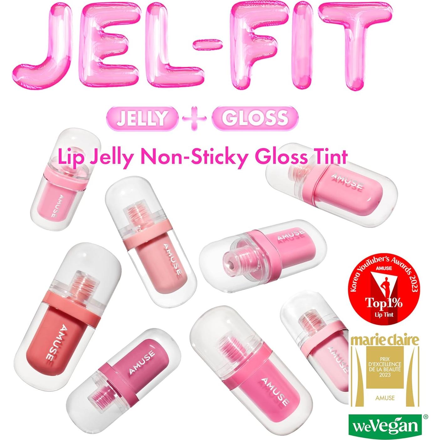 Tinte labial Jel-fit Amuse 01 BOKSOONGA JELLY 12h hidratante