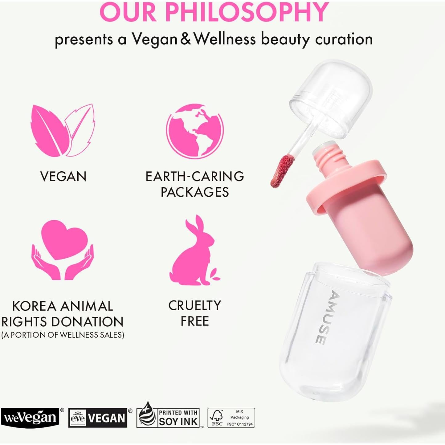 Tinte labial Jel-fit Amuse 01 BOKSOONGA JELLY 12h hidratante