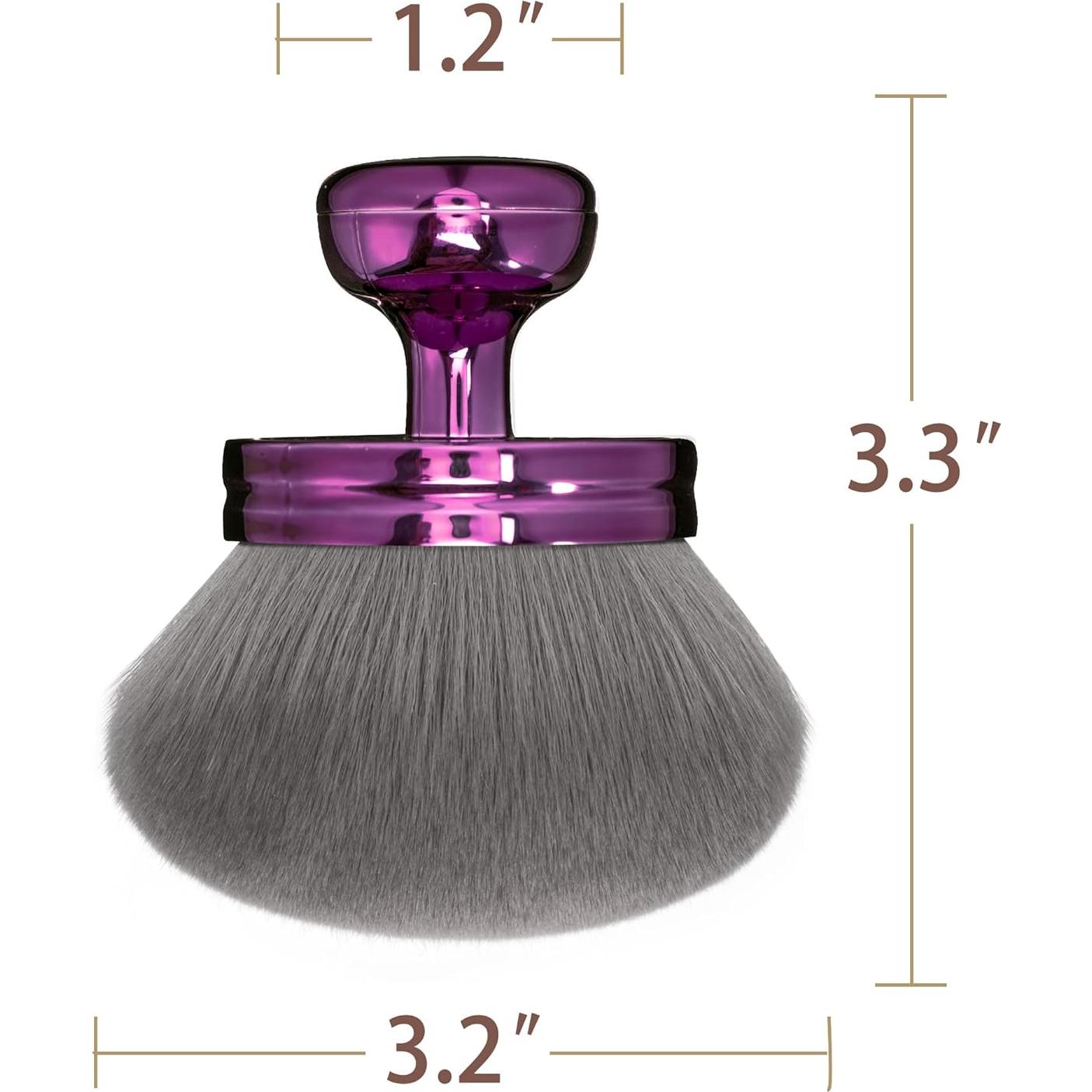 Brocha de Maquillaje Corporal Kabuki BABYSHEEP 8.13 cm Morado