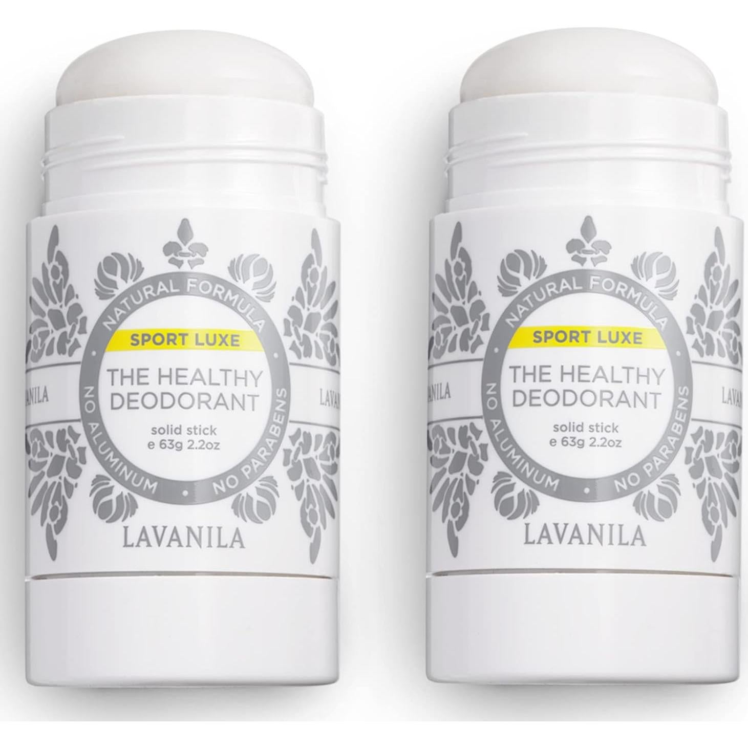 Desodorante Natural Lavanila Sport Luxe 2-Pack 62g Vegano