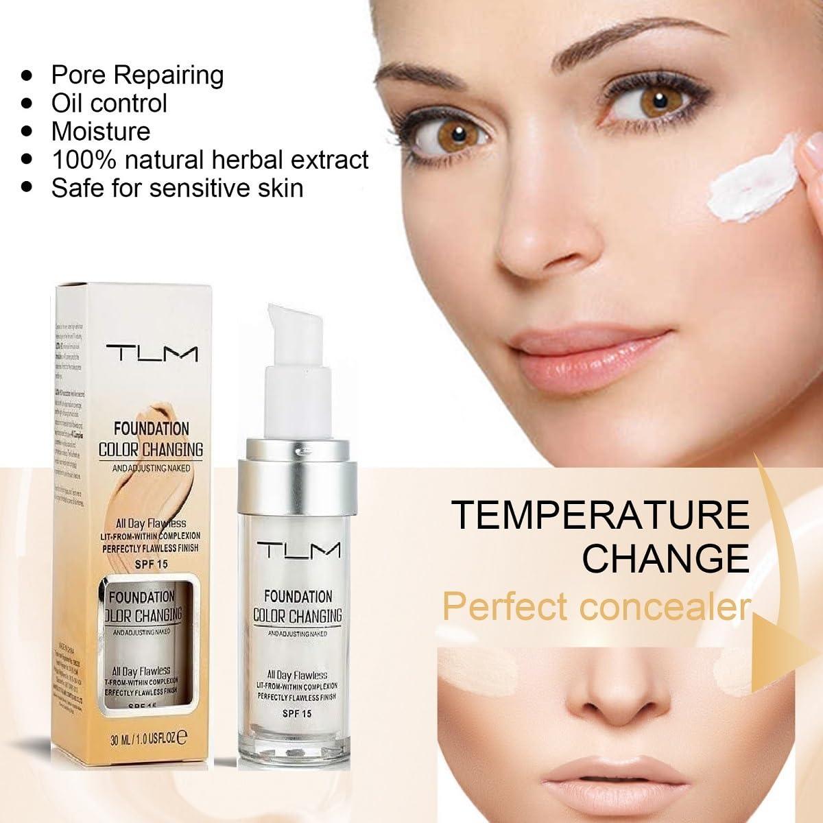 Base de Maquillaje Hidratante Ginaday 28g SPF 15 Color Cambiante