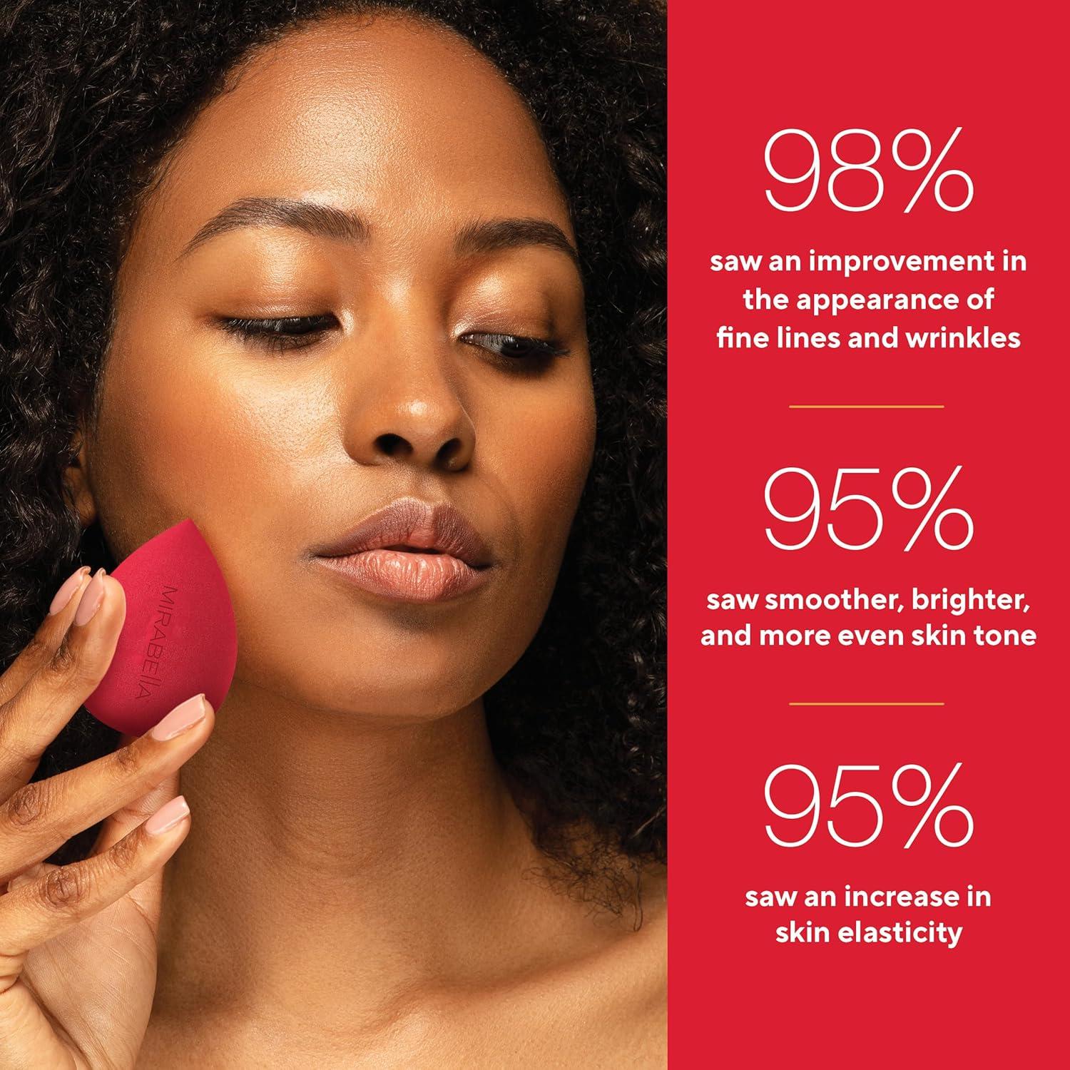 Base Líquida HD Mirabella Invincible - Cobertura Completa Antienvejecimiento para Todos los Tipos de Piel (Profundo D200)