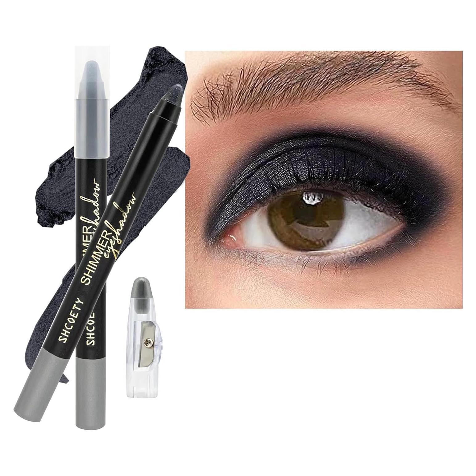 Lápiz de Sombra de Ojos Negro Daeuwiutr 14.3cm Impermeable