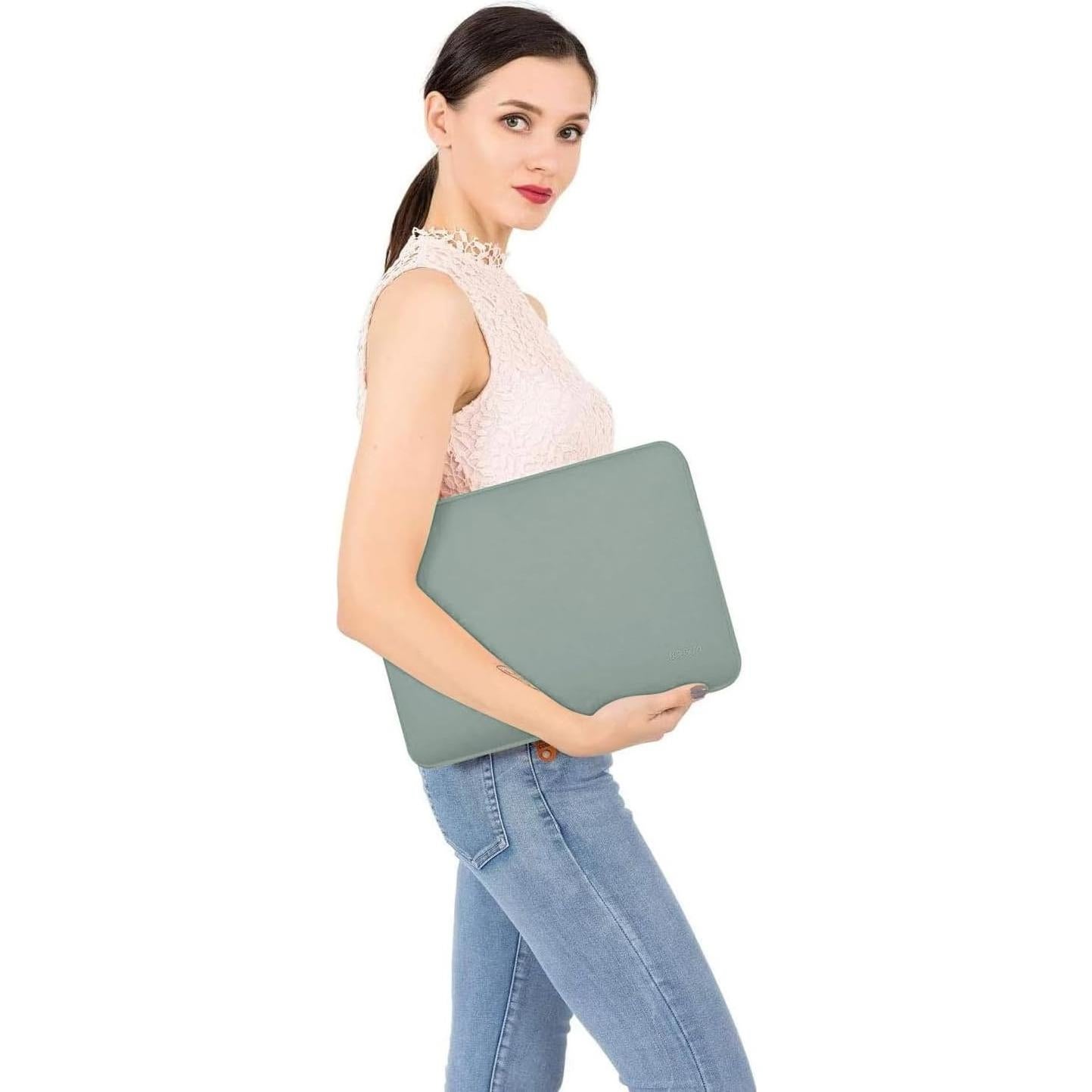 Funda para Laptop MOSISO 13" Neopreno Verde Antiguo