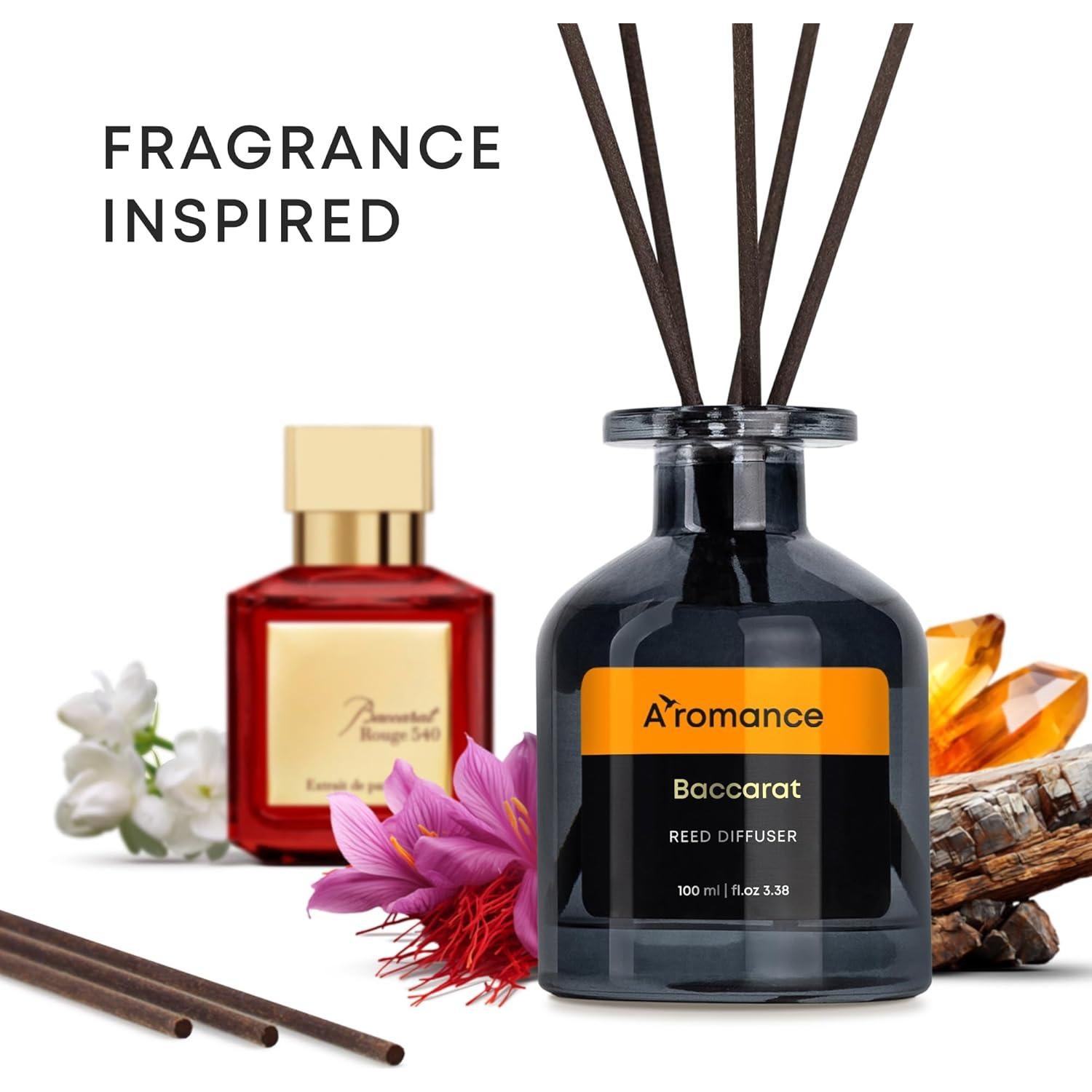 Difusor de Varitas Aromance Baccarat 100 ml Floral-Oriental