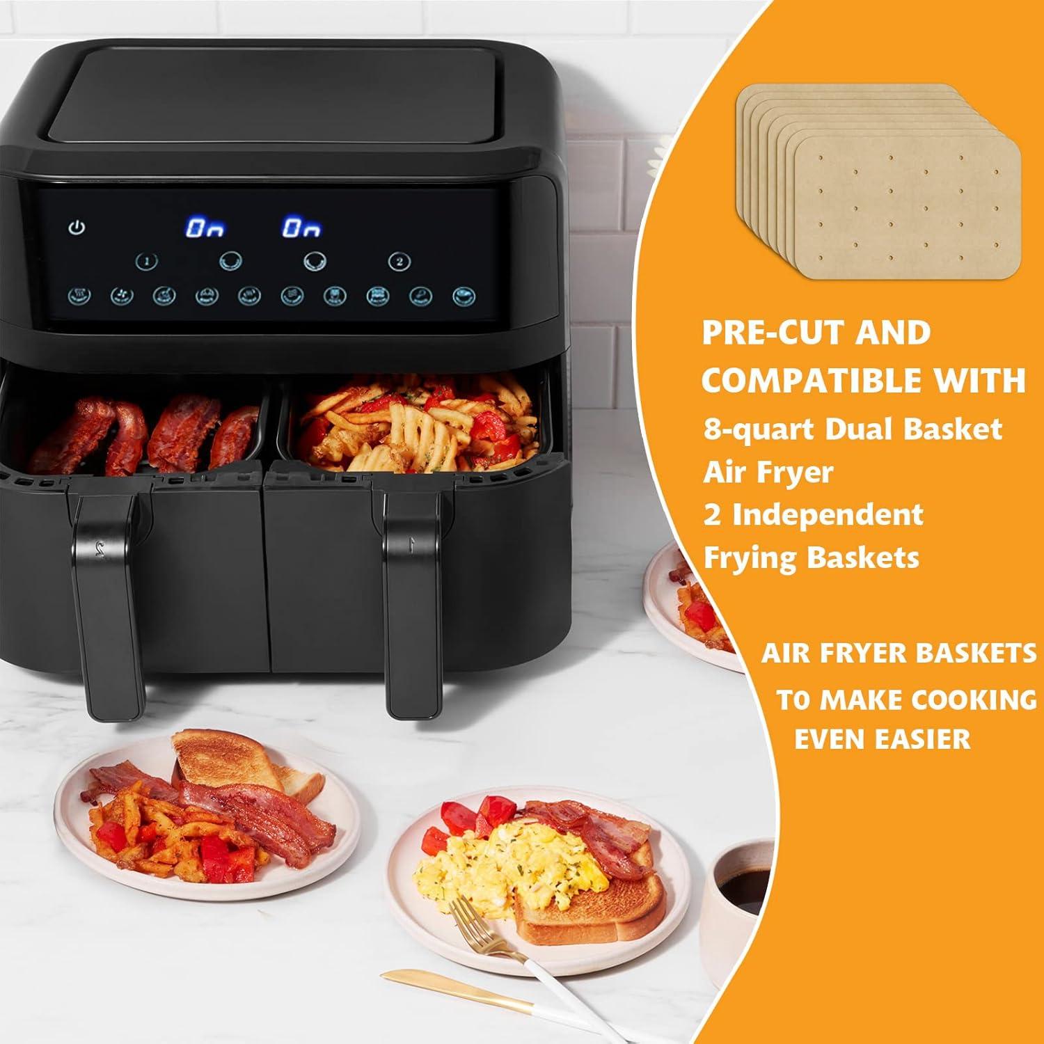 Forros Desechables para Freidora de Aire Actvty 200 Hojas 20.6x14 cm