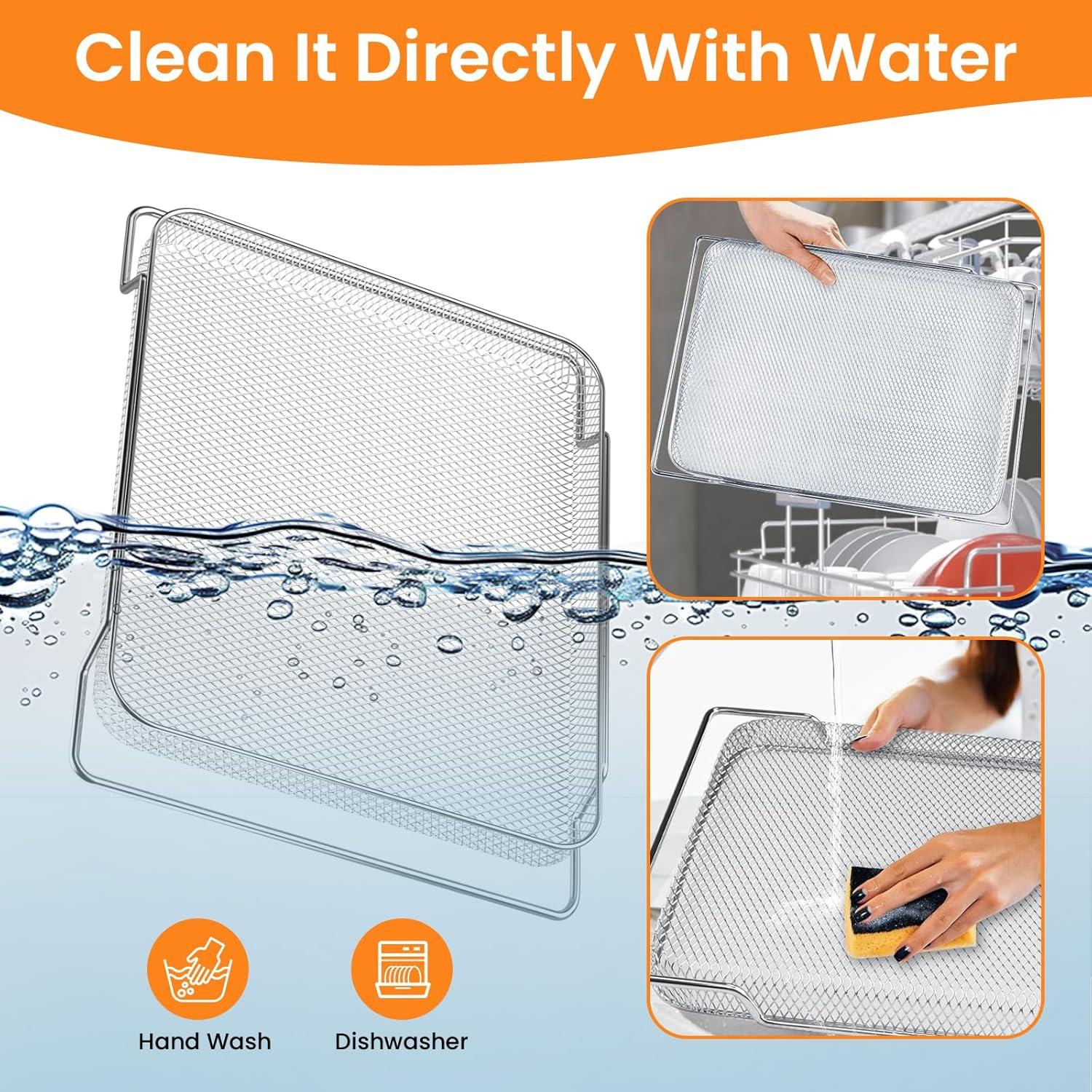 Cestas de Malla Reemplazo Breville Smart Oven Air - 3 Piezas Acero Inoxidable