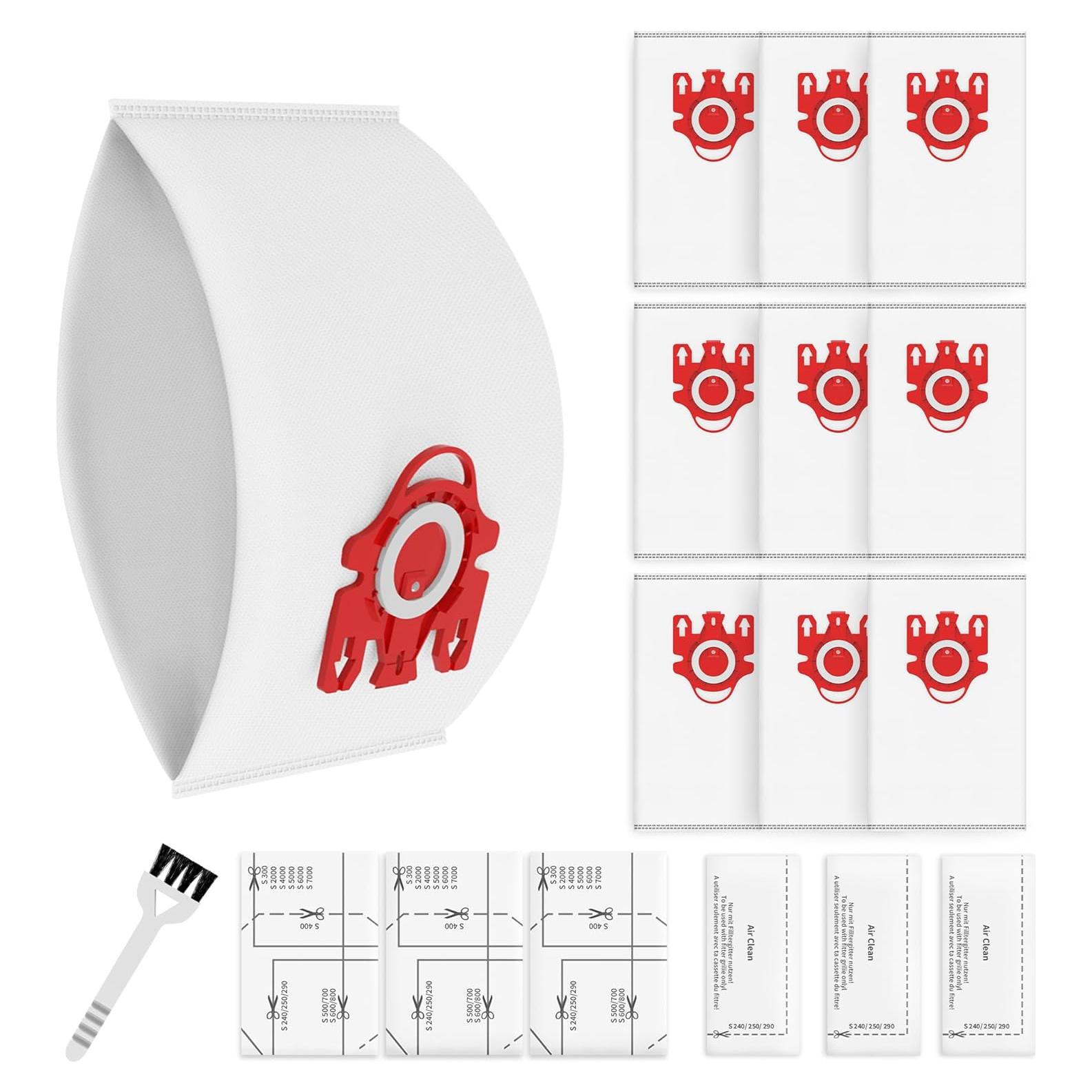 Bolsas de Polvo Reemplazo Miele FJM 9 Unidades + 6 Filtros