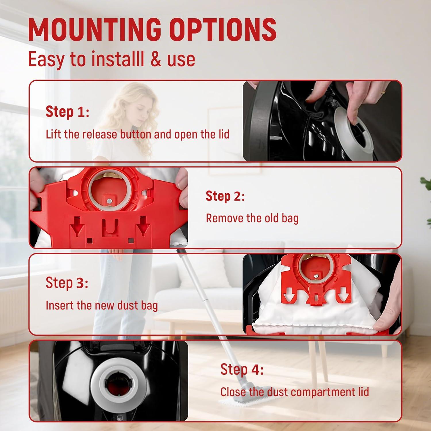 Bolsas de Polvo Reemplazo Miele FJM 9 Unidades + 6 Filtros