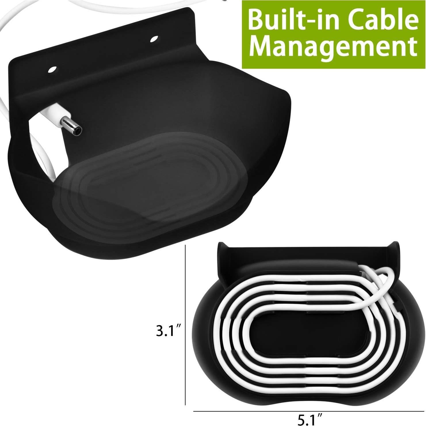 Soporte de Pared para Altavoz Google Nest Audio Ouligei - Negro