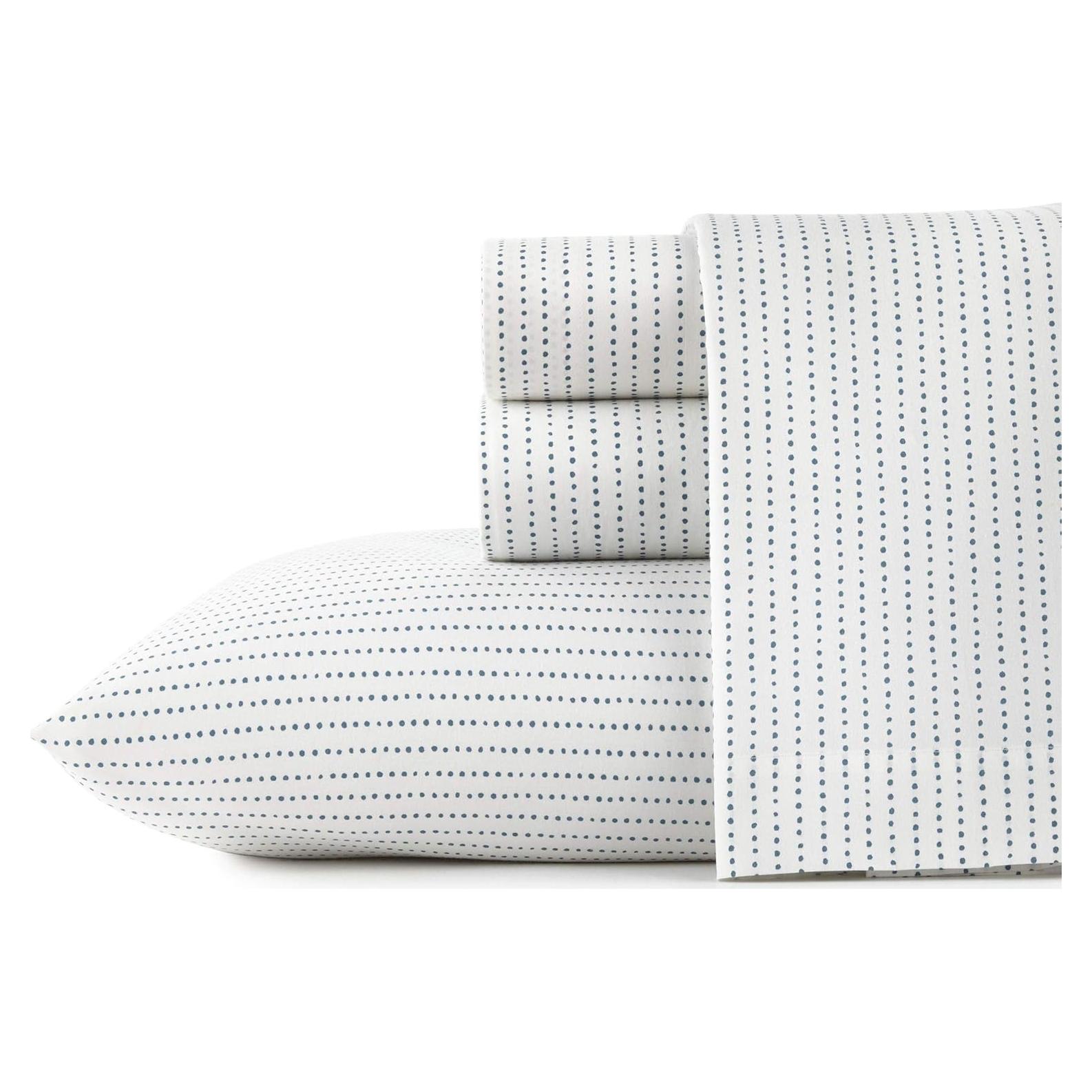 Juego de Sábanas Individual City Scene Algodón Percal Radio Marino