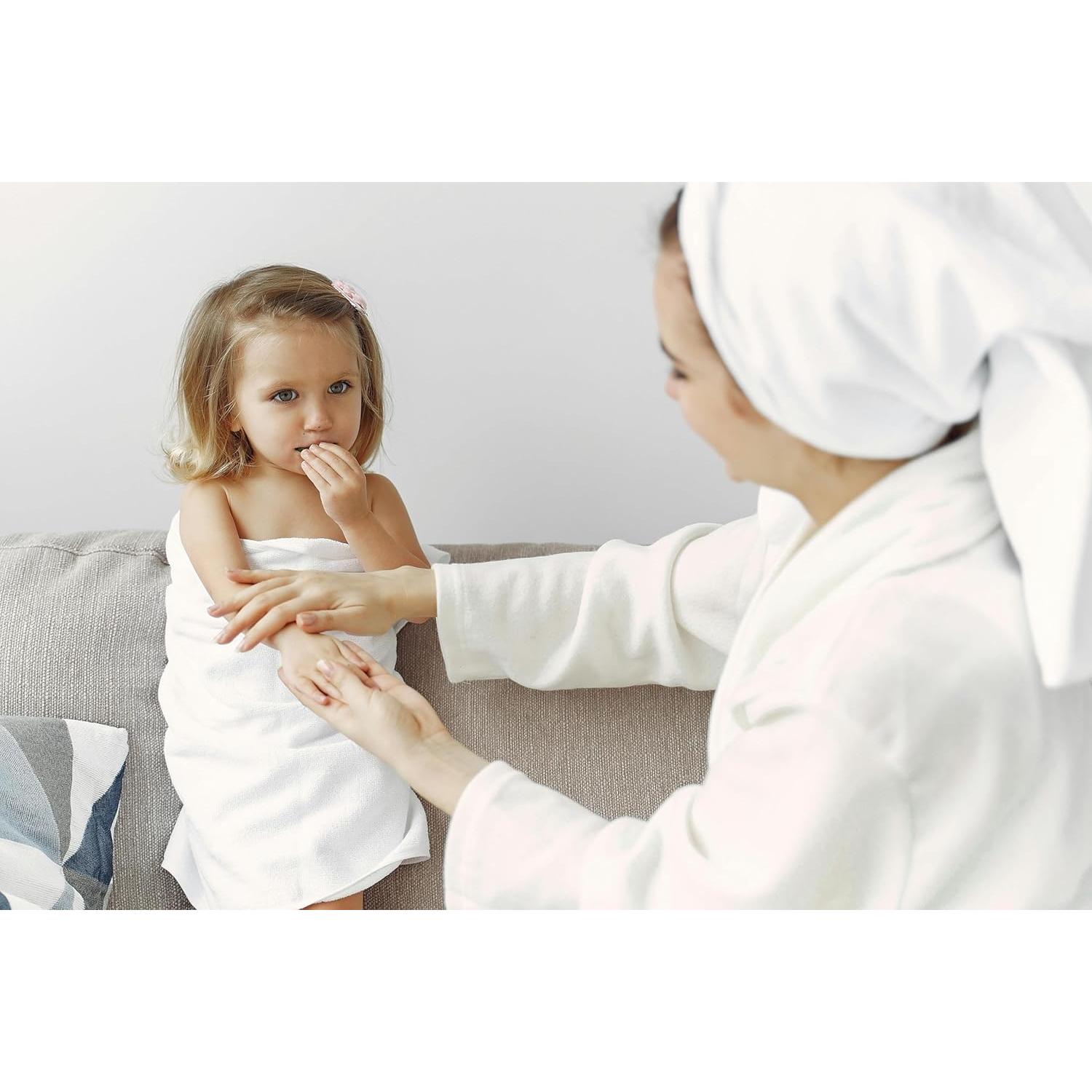 Toallas de Baño Blancas Corporate Hills Paquete de 6 - 100% Algodón