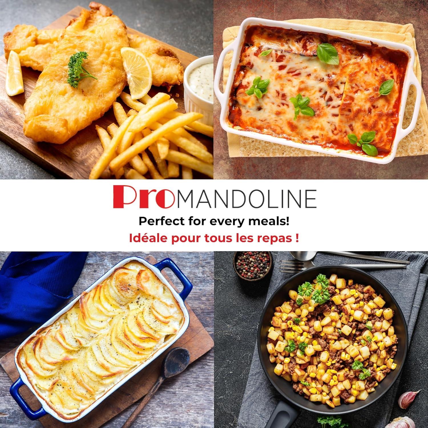 Mandolina Cubing PRO Starfrit - 4 Cuchillas Intercambiables, 10 Grosores