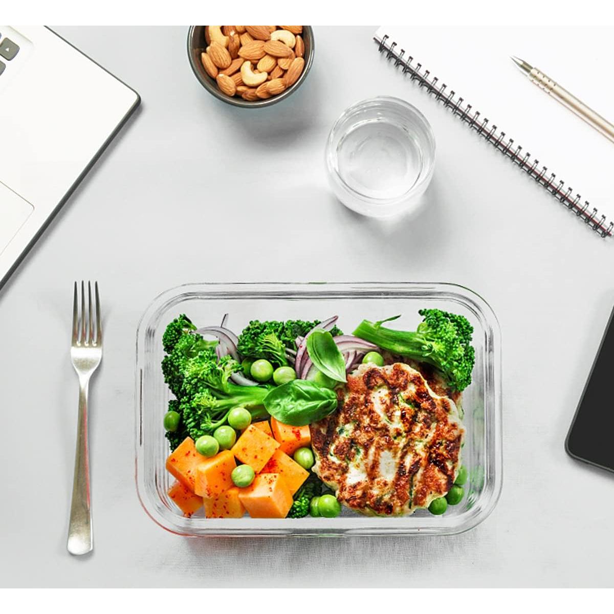 Juego de 30 Contenedores de Almacenamiento de Vidrio M MCIRCO