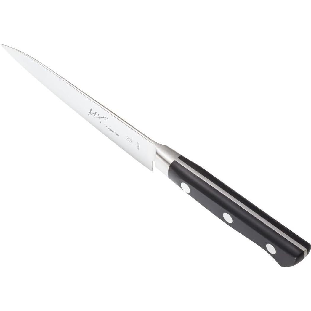 Cuchillo Petty Mercer Culinary MX3 12.7cm Acero VG-10 Negro