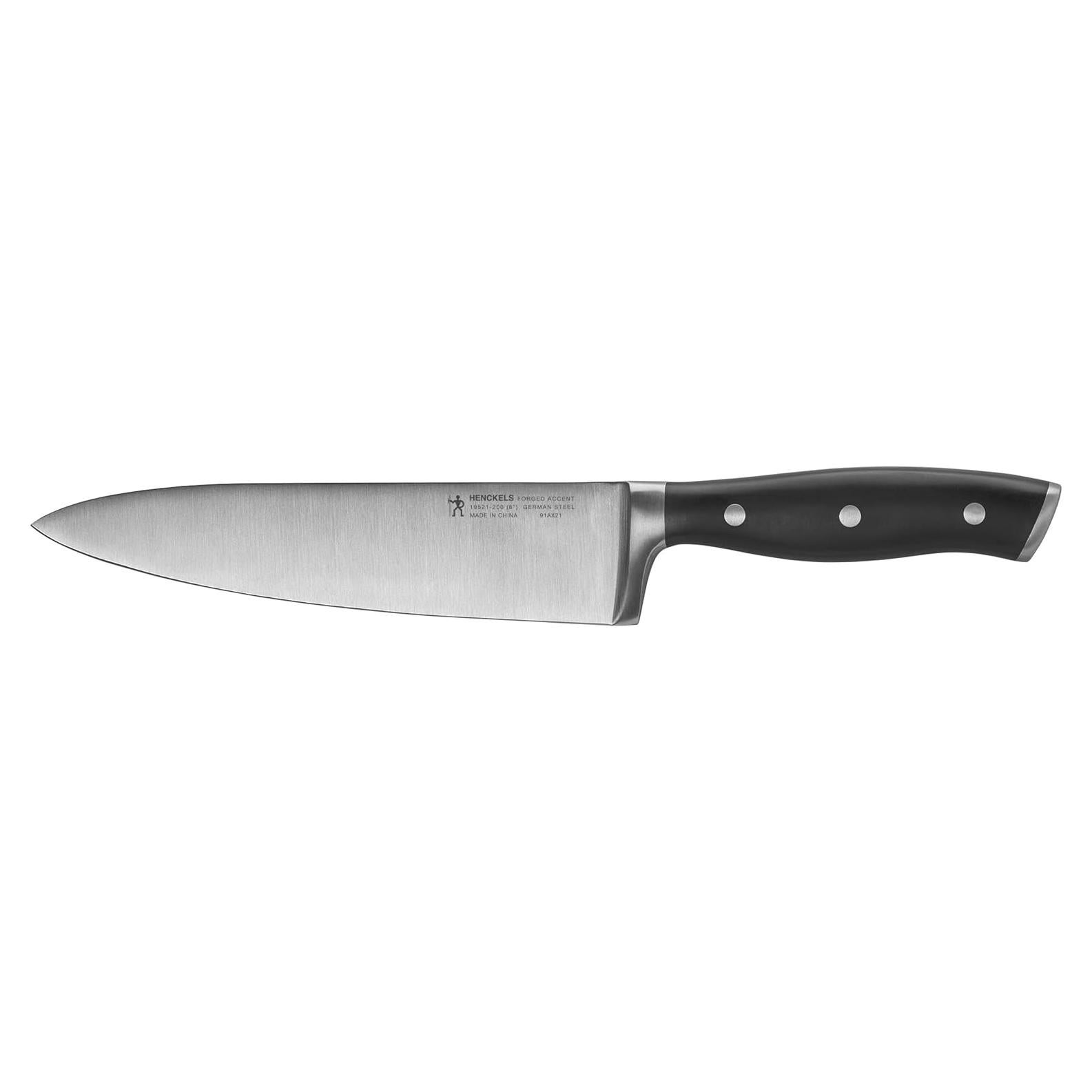 Cuchillo de Chef 20.32 cm HENCKELS Forged Accent Negro