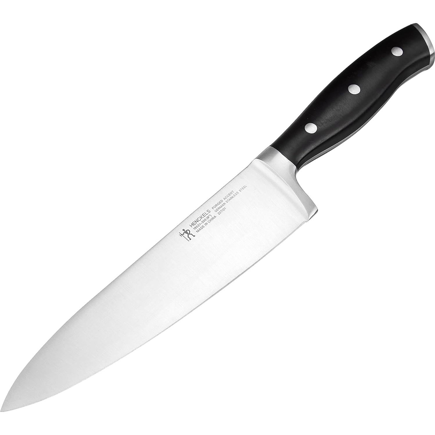 Cuchillo de Chef 20.32 cm HENCKELS Forged Accent Negro