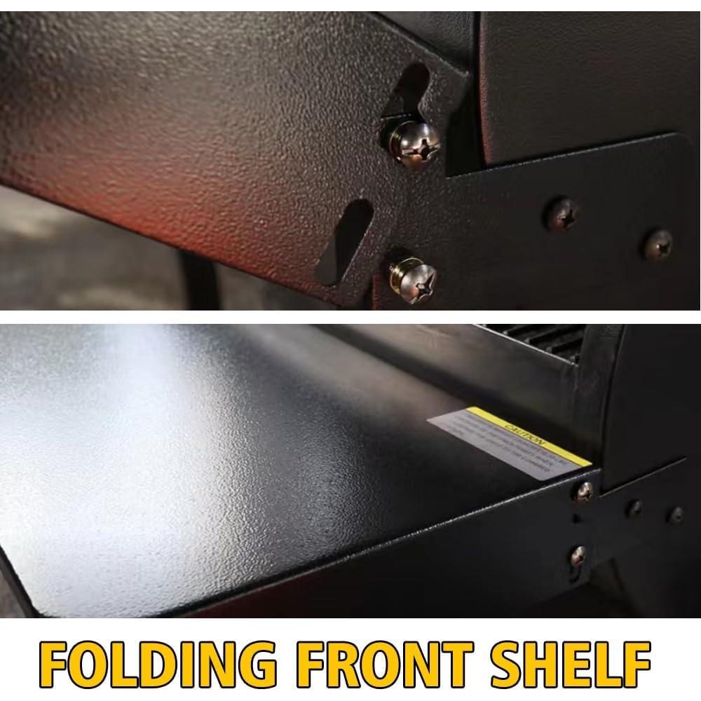 Estante Frontal Plegable Traeger BAC362 63.5 cm Negro