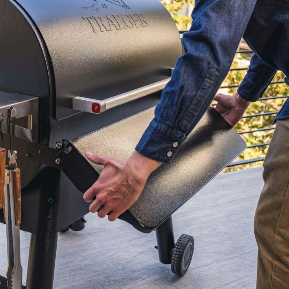 Estante Frontal Plegable Traeger BAC362 63.5 cm Negro