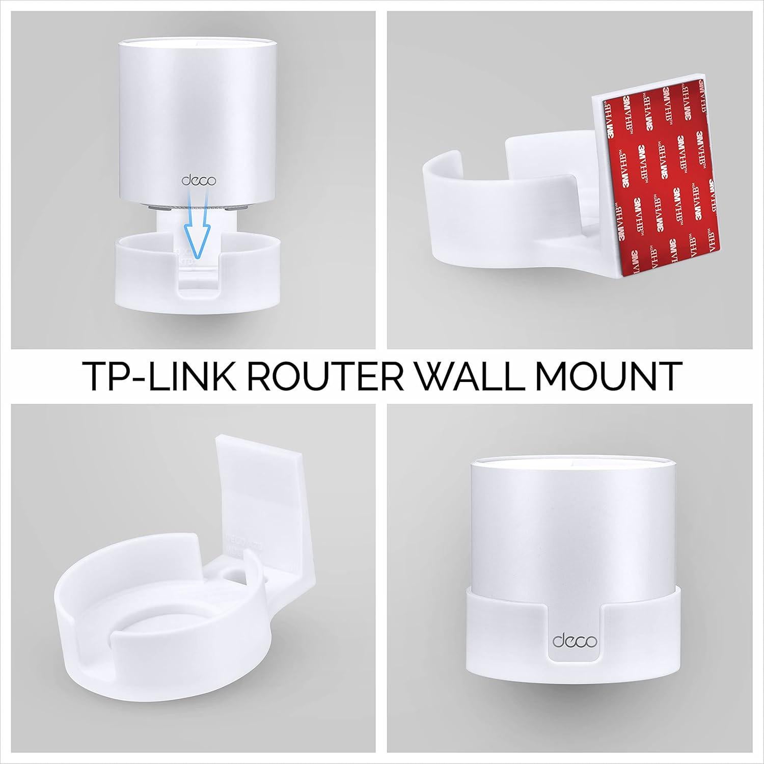 Soporte de pared adhesivo Brainwavz para enrutadores TP-Link Deco