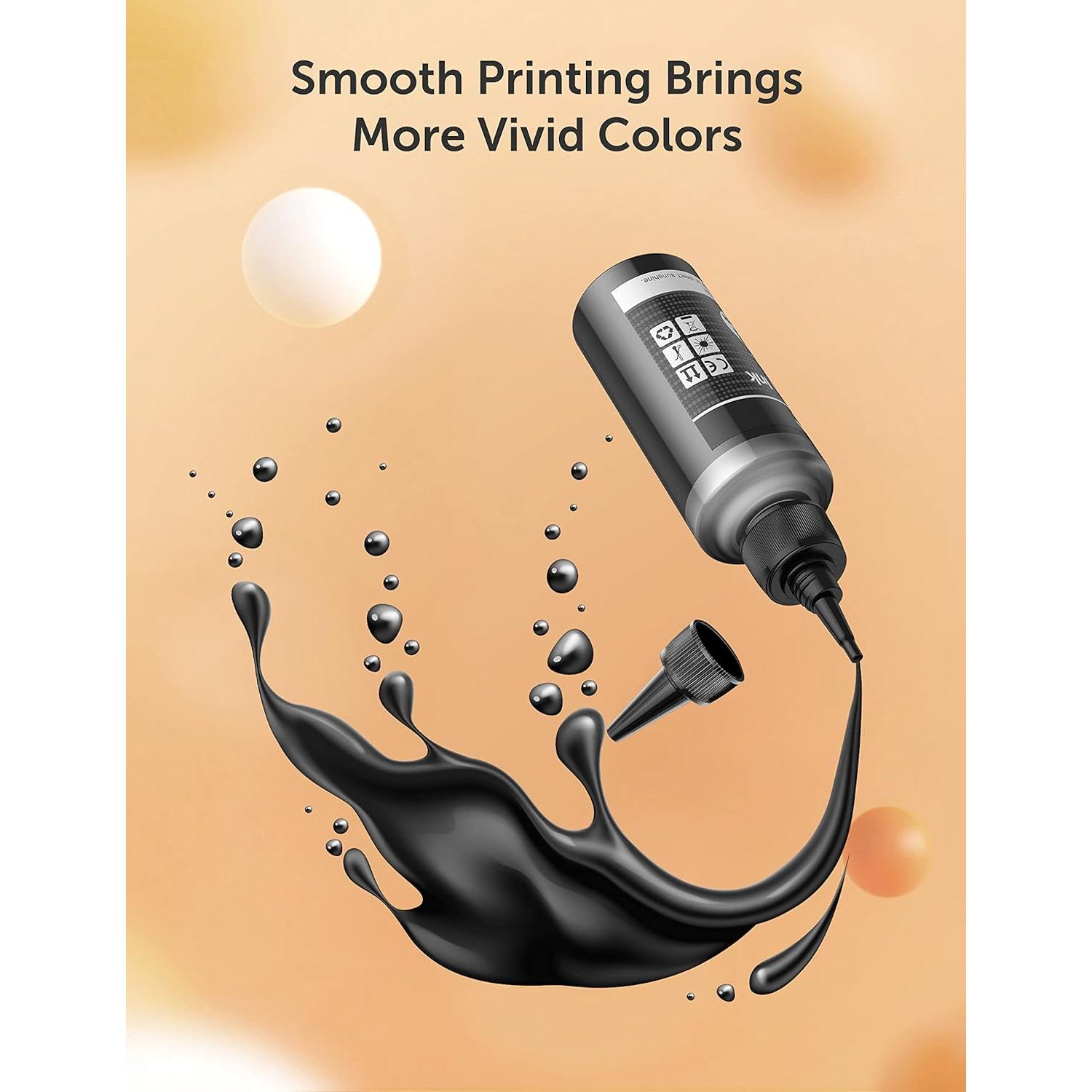 Botellas de Tinta de Sublimación Hiipoo 4x100ml Negra