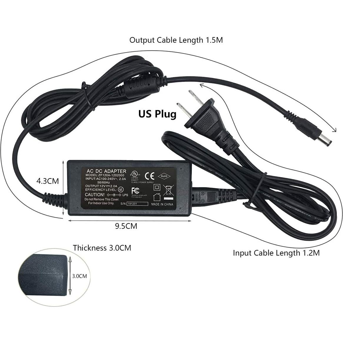 Kit de 3 Barras de Luz LED Litever 30.48 cm 3000K 20W