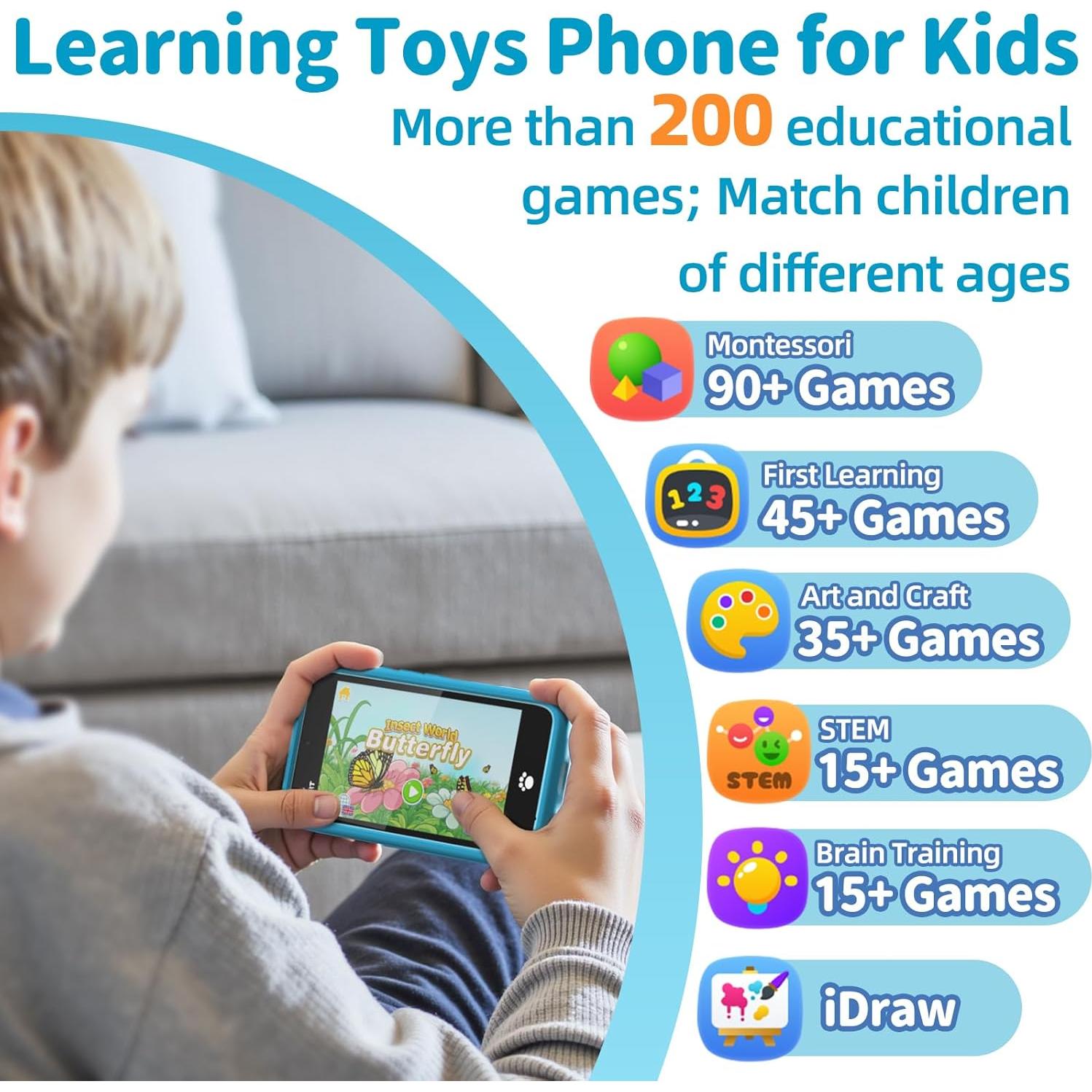 Teléfono Inteligente para Niños MOMILLA PlaySmart 16GB Azul