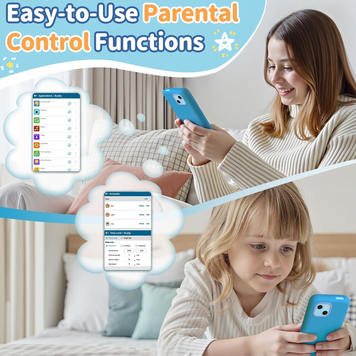 Teléfono Inteligente para Niños MOMILLA PlaySmart 16GB Azul