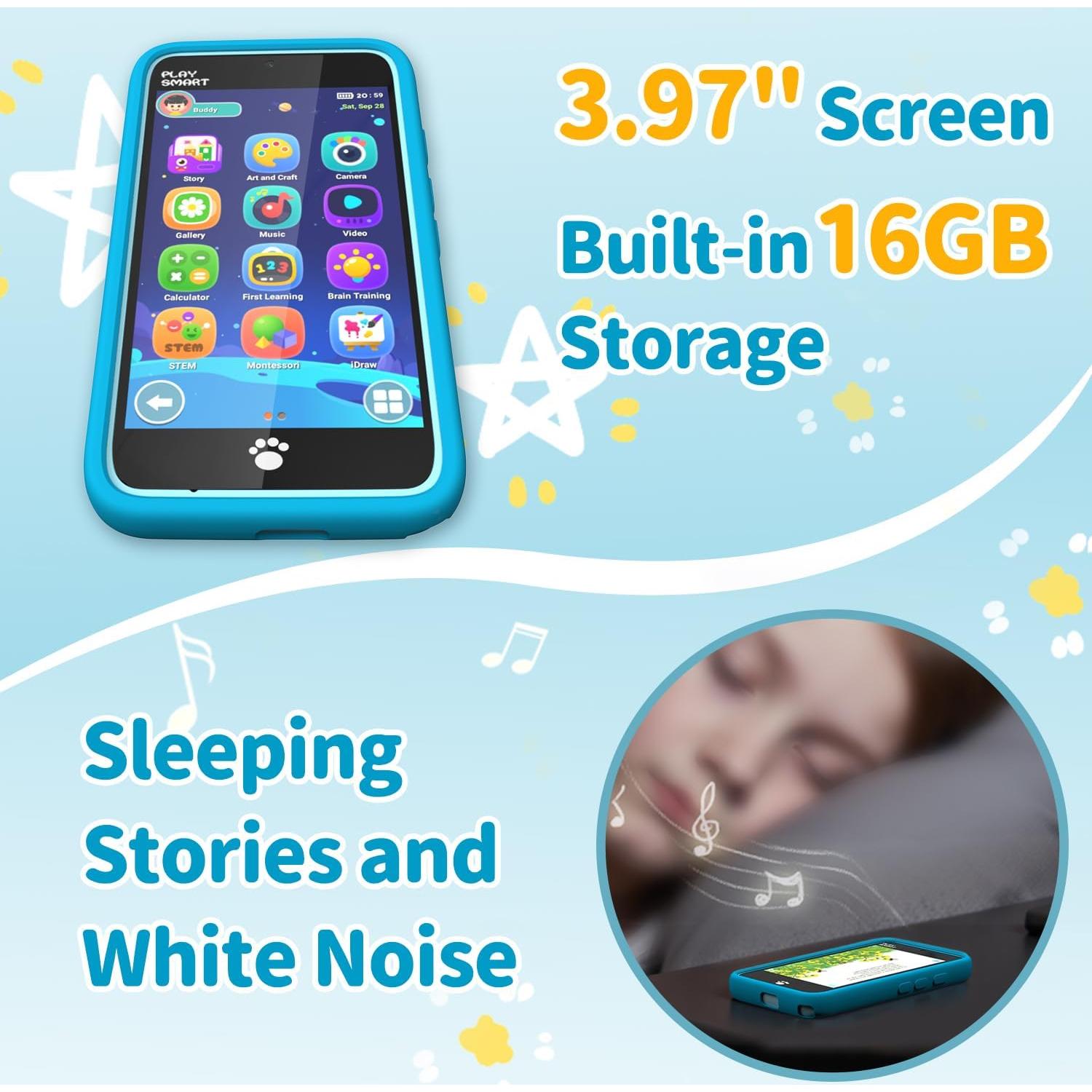 Teléfono Inteligente para Niños MOMILLA PlaySmart 16GB Azul