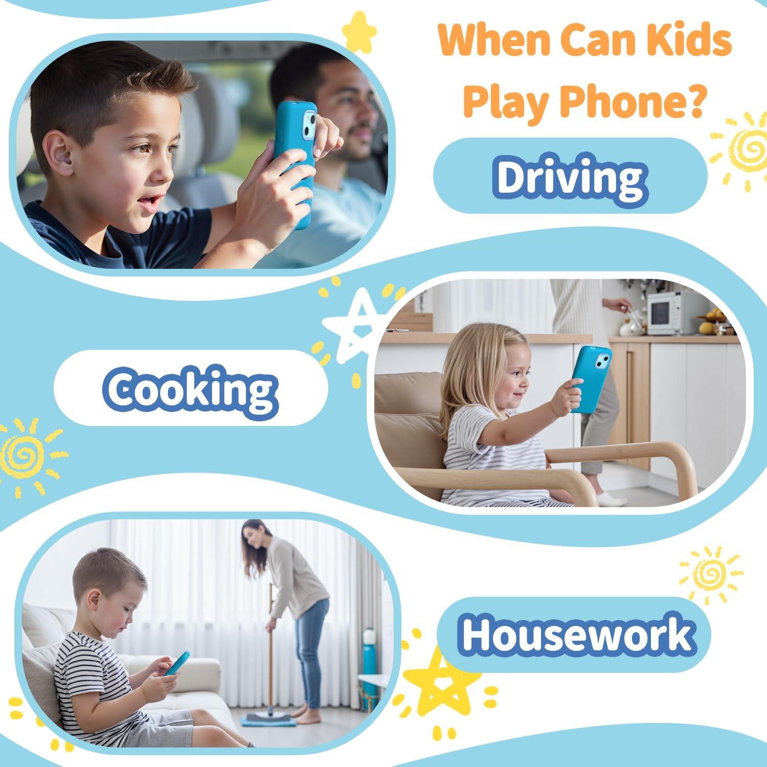 Teléfono Inteligente para Niños MOMILLA PlaySmart 16GB Azul