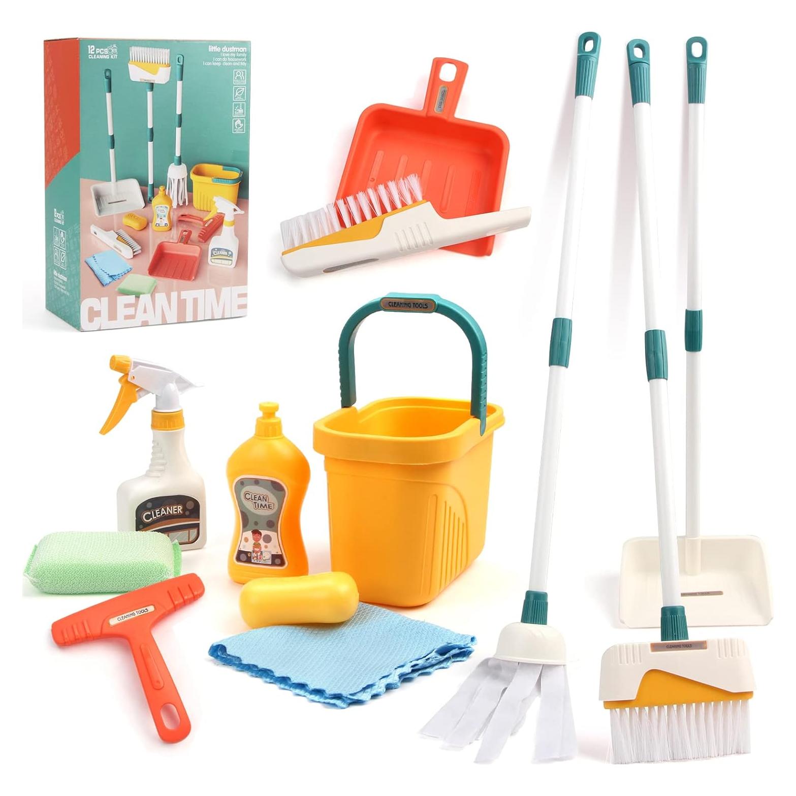 Juego de limpieza desmontable para niños Jenilily - 12 piezas