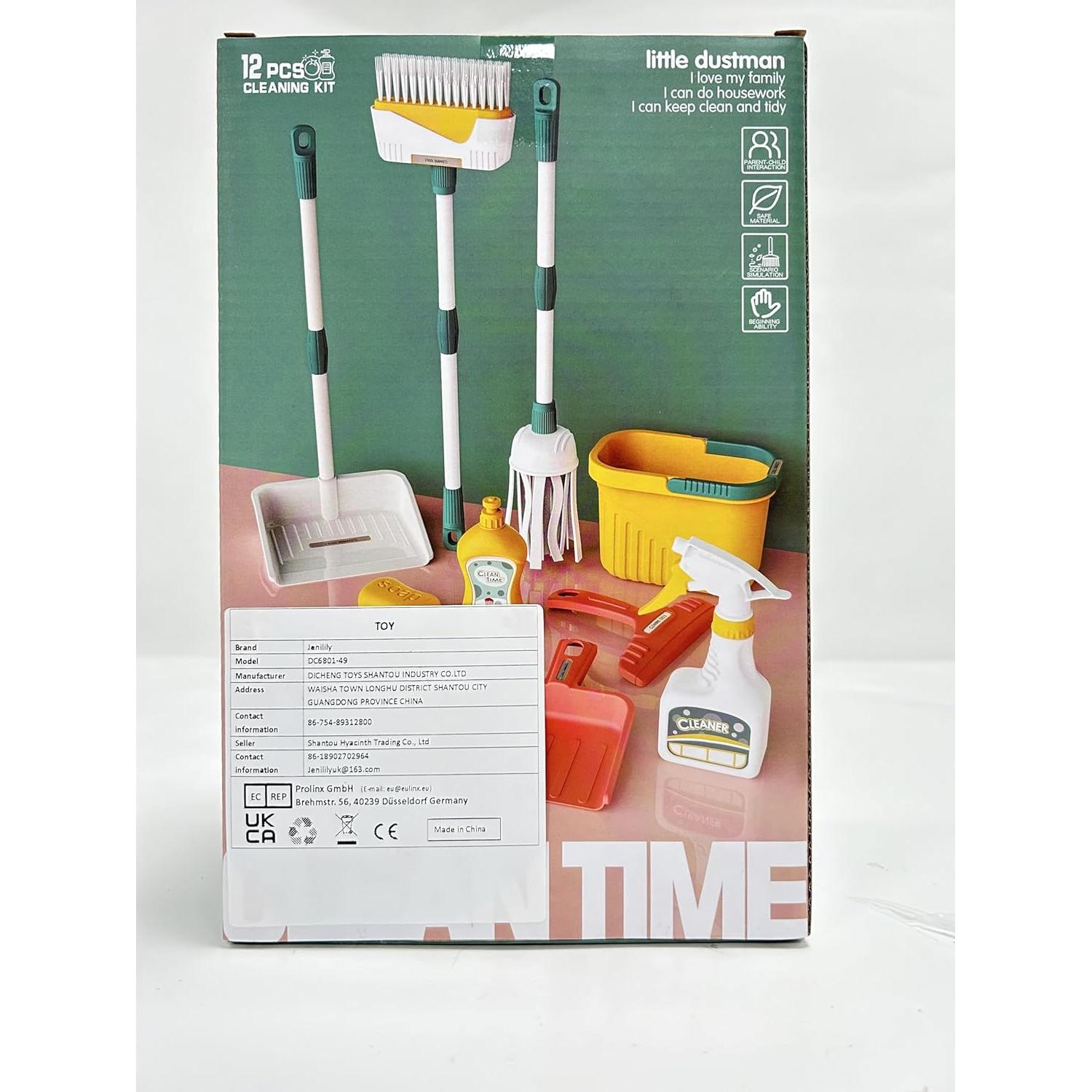 Juego de limpieza desmontable para niños Jenilily - 12 piezas