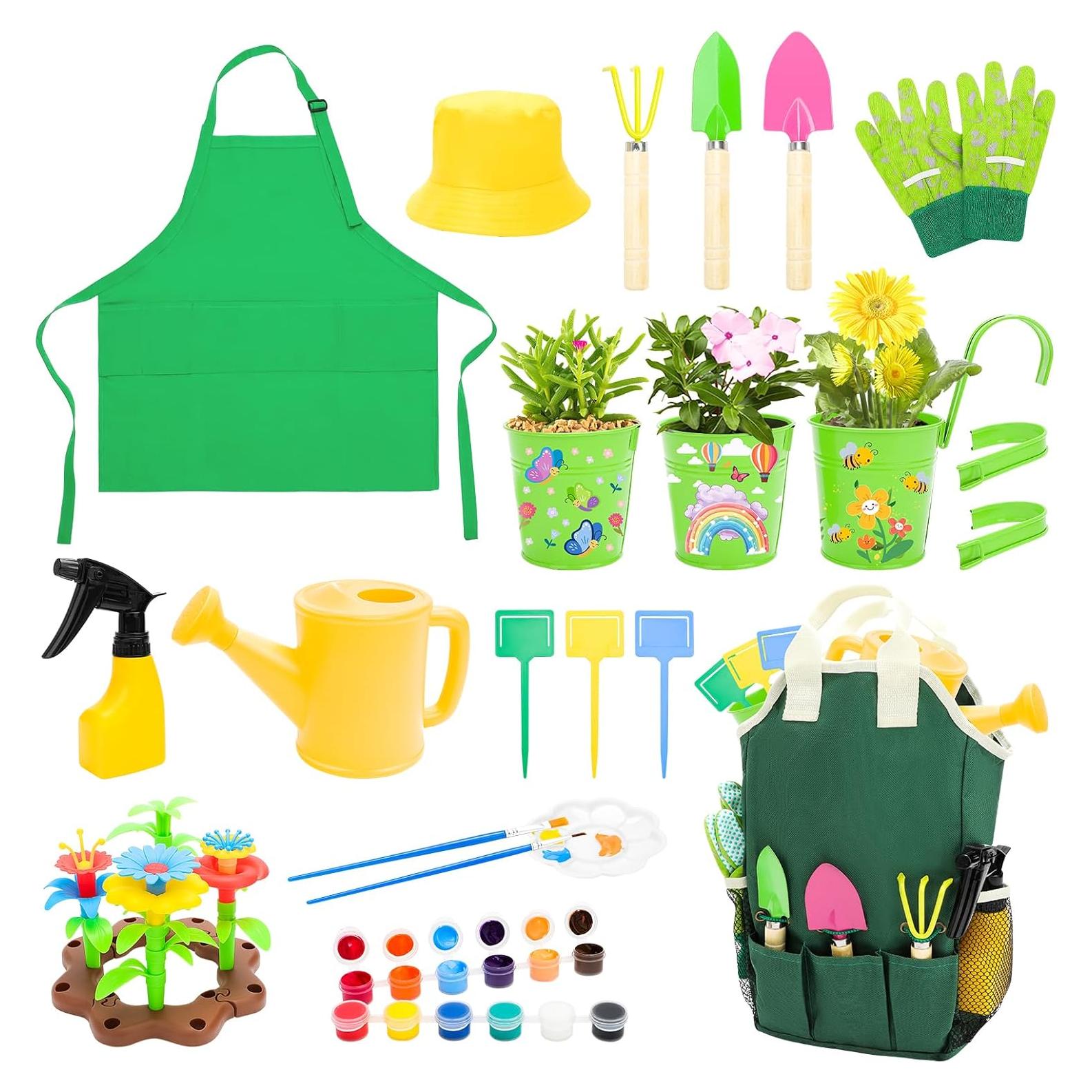 Set de Jardinería para Niños deAO con Herramientas y Accesorios
