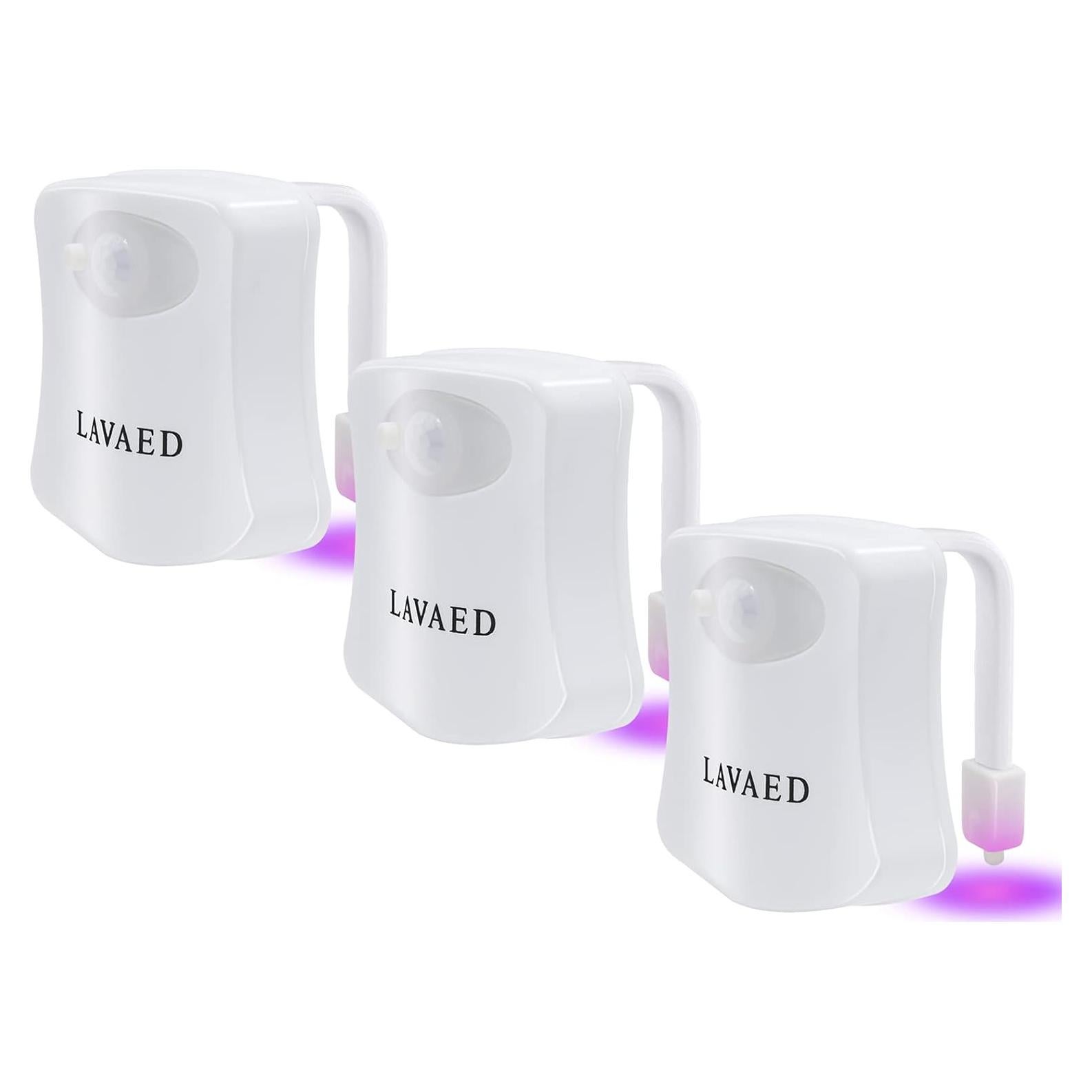 Luz Nocturna LAVAED con Sensor de Movimiento 3 Paquete