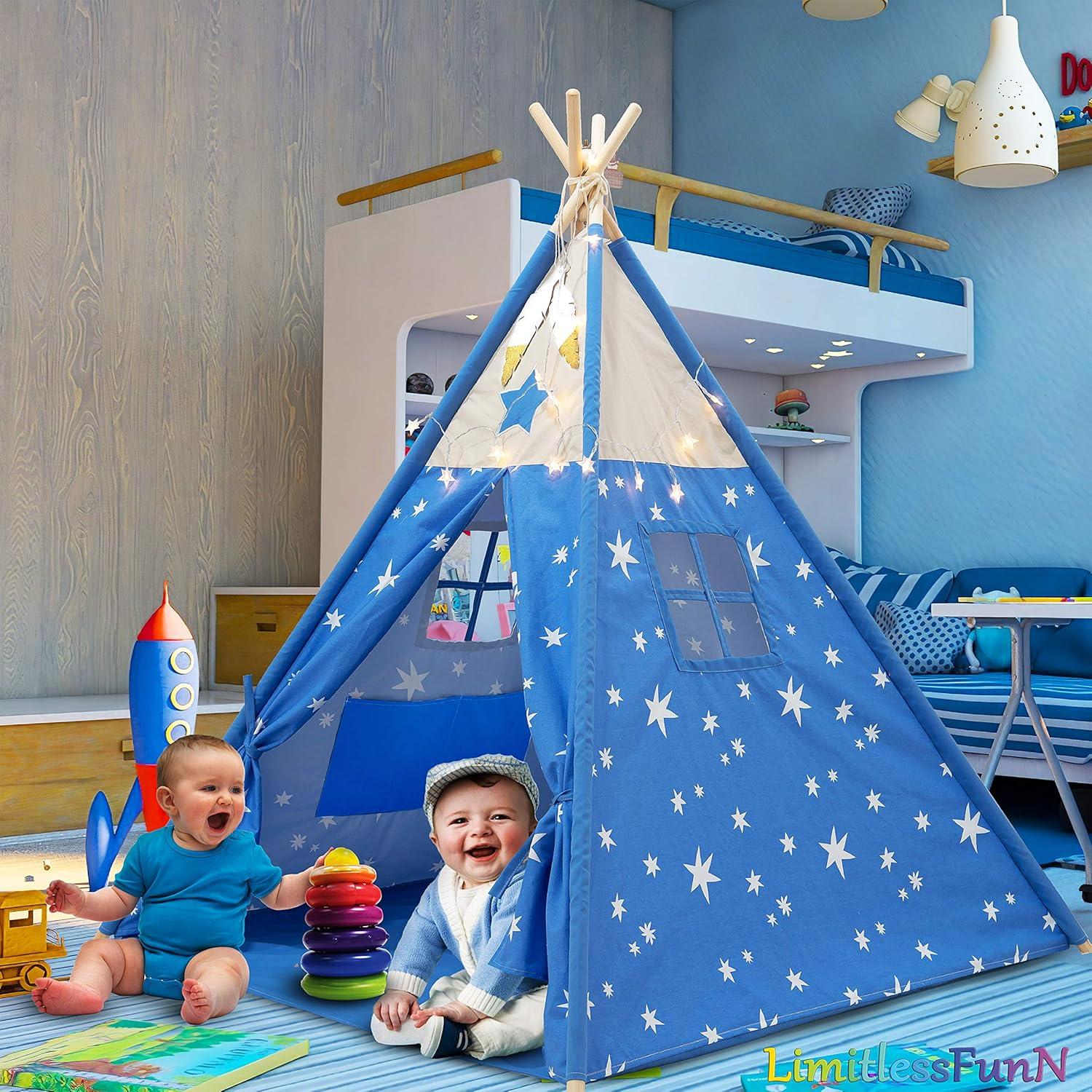 Tienda de Juego LimitlessFunN Estrella Azul 119x119x145 cm