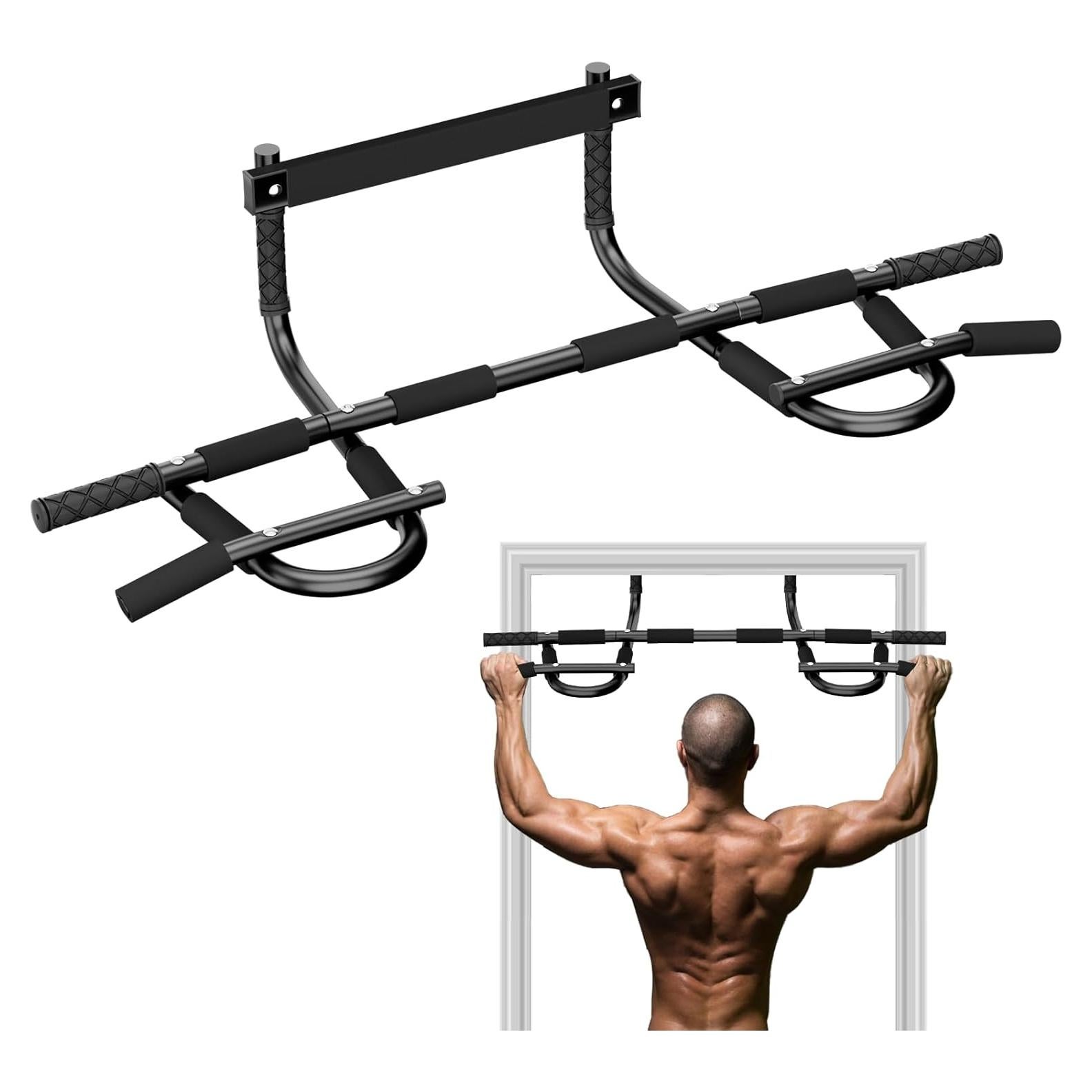 Barra de Dominadas SPORTIC para Puerta Sin Tornillos 106.68 cm