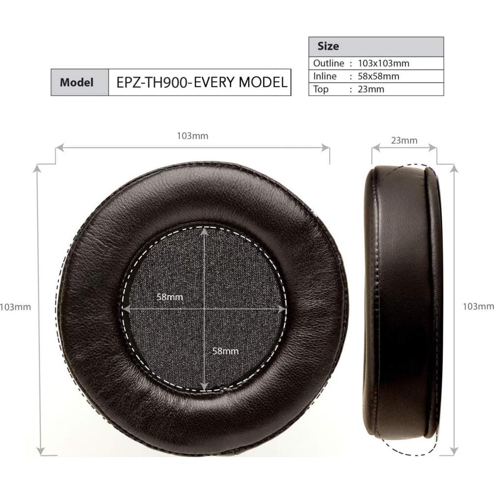 Almohadillas Dekoni Audio Velour Elite para Auriculares Fostex TH900