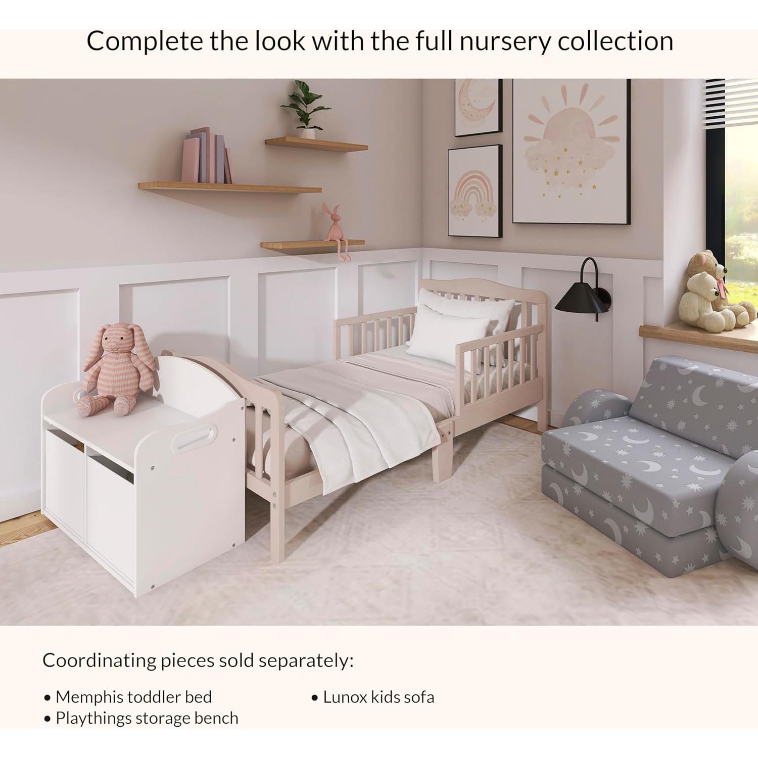 Cama para Niños Pequeños Dream On Me 135x71 cm Mantequilla