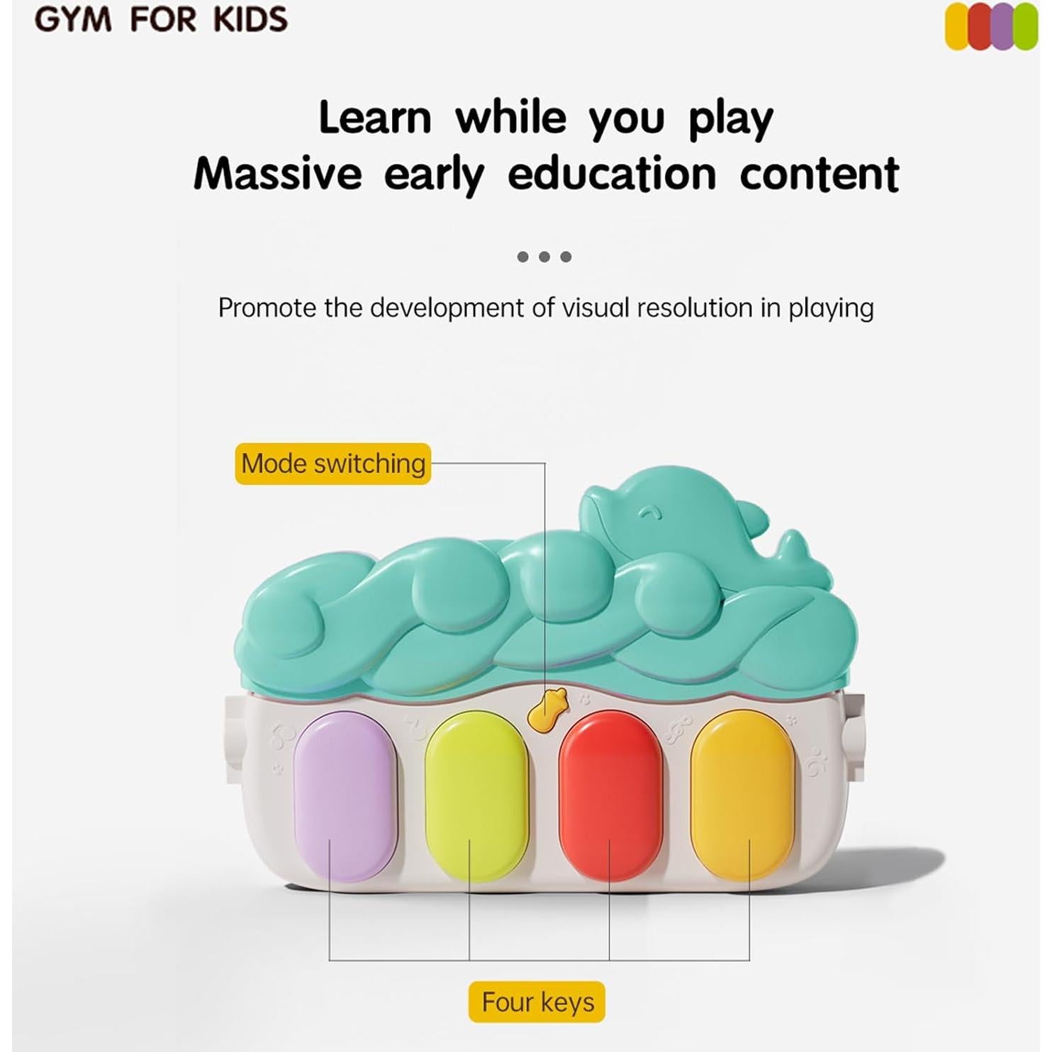 Alfombra de Juego para Bebés Al YING LE con Piano Musical