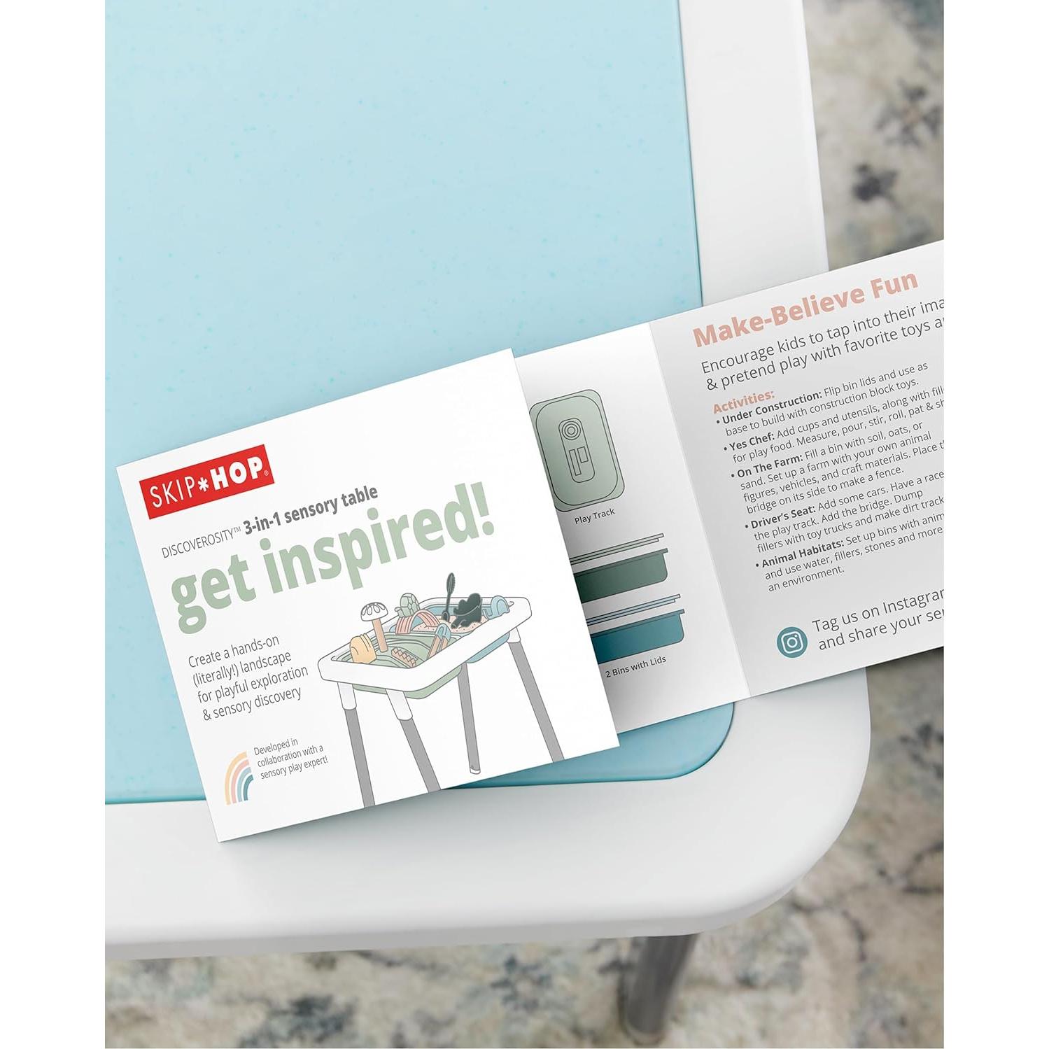 Mesa Sensorial 3 en 1 Skip Hop Discoverosity 24 Piezas 18m+