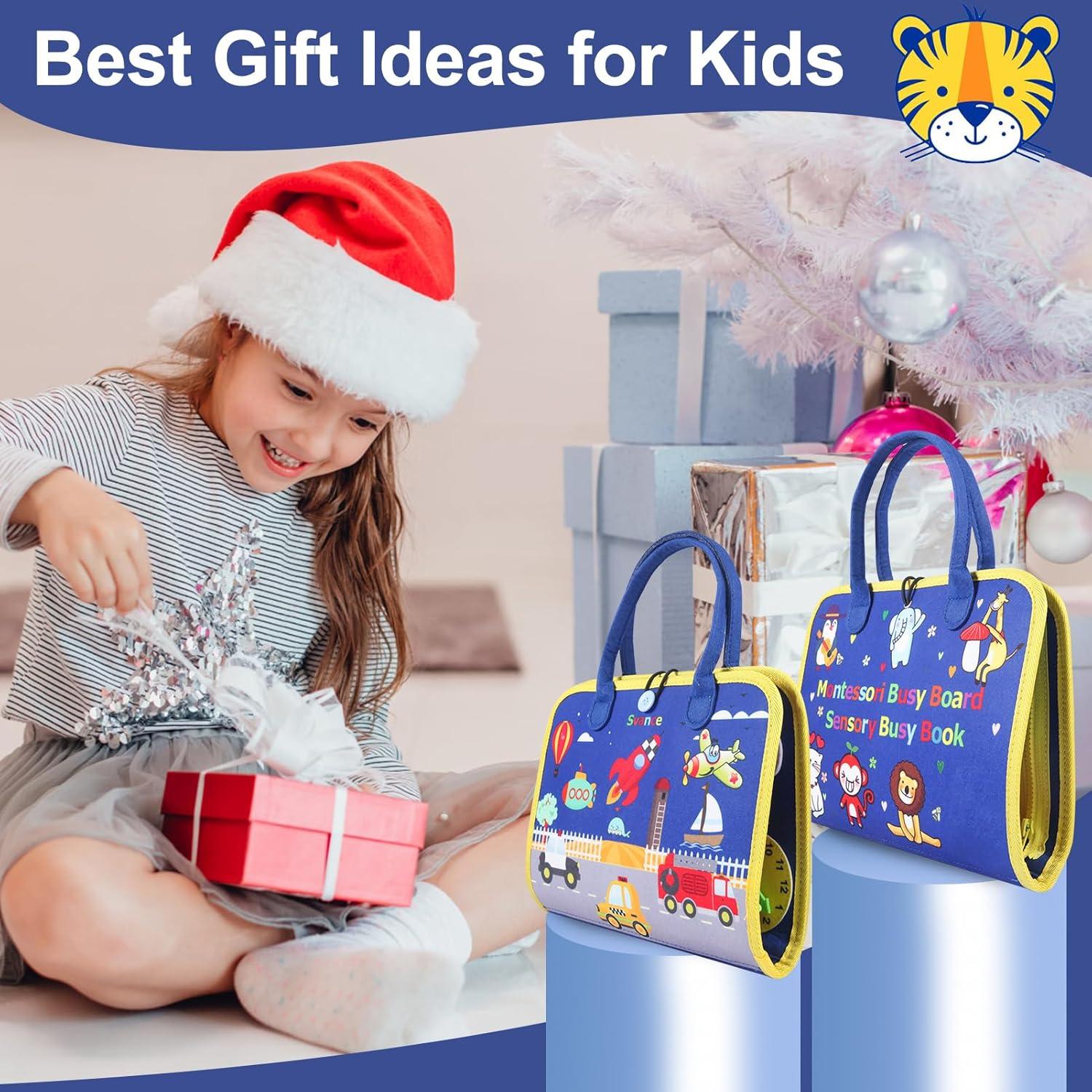 Tablero Ocupado Montessori Svance para Niños 1-6 Años Azul