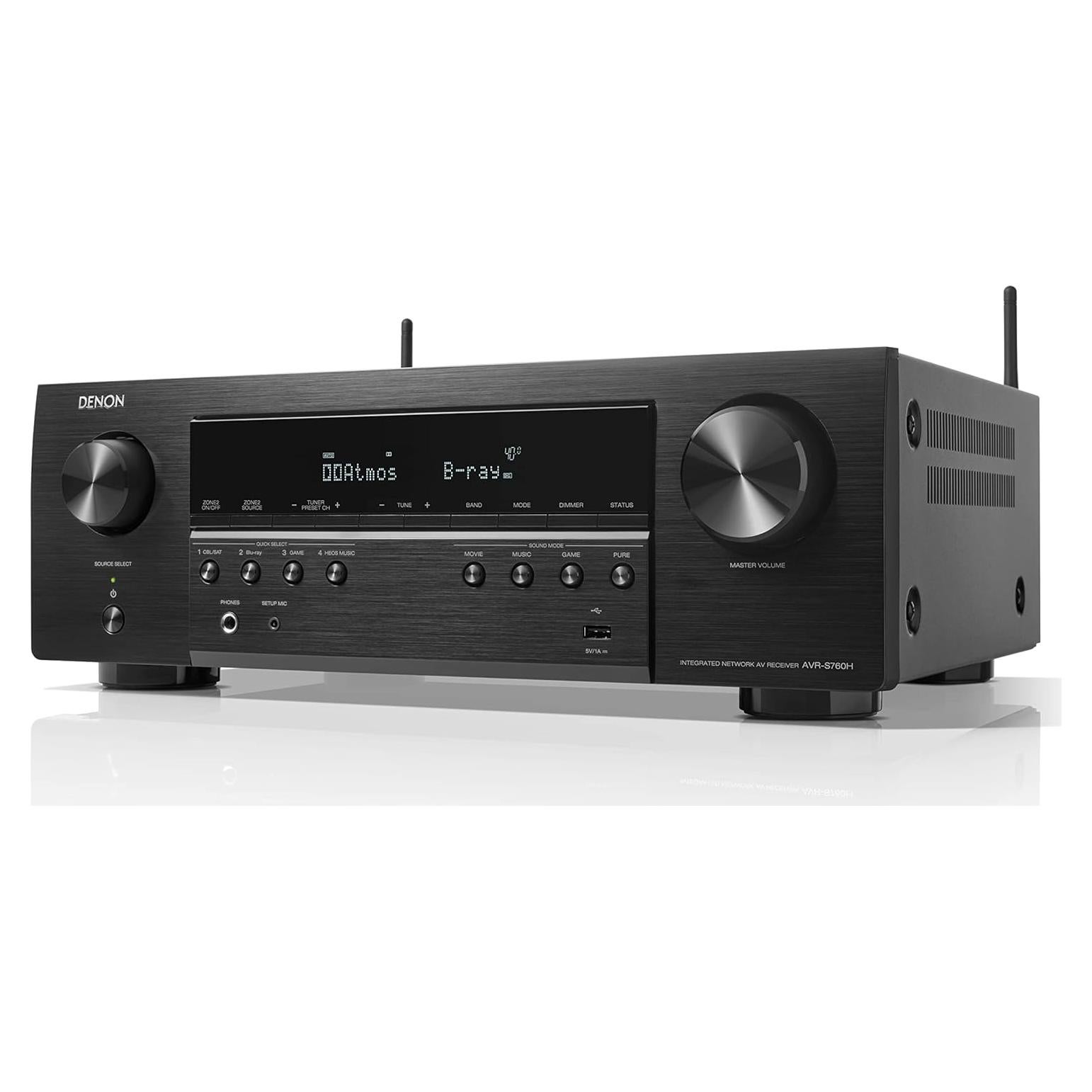 Receptor AV Denon AVR-S760H 7.2 Canales 8K Dolby Atmos