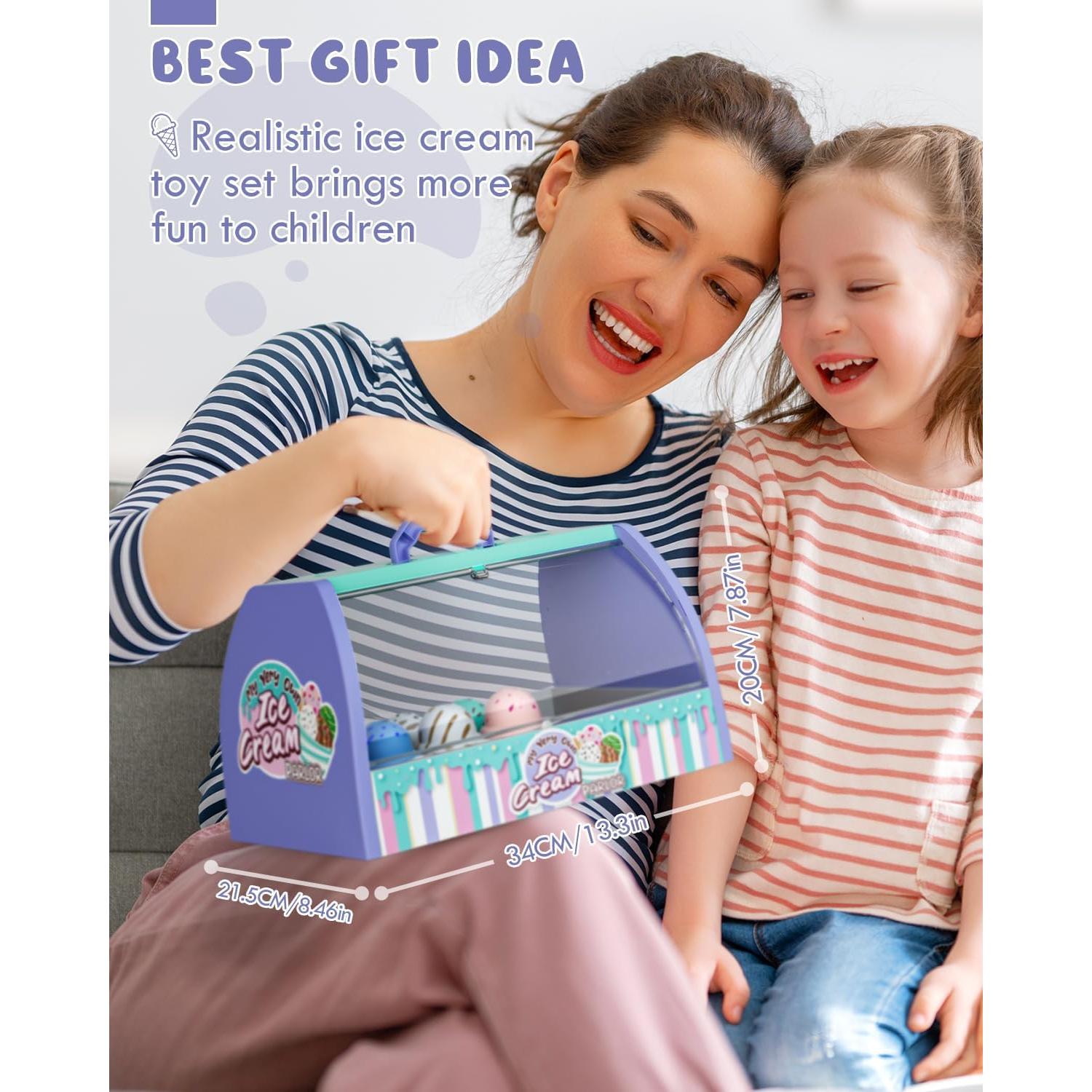 Juego de Tienda de Helados Lehoo para Niños 3-6 Años