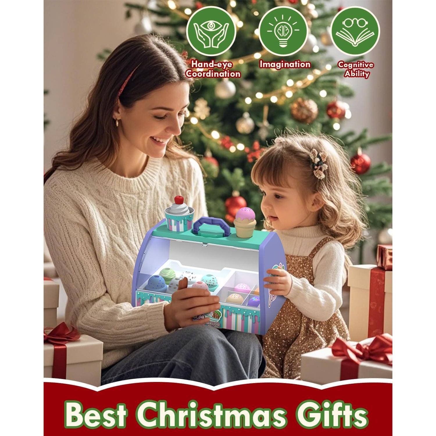 Juego de Tienda de Helados Lehoo para Niños 3-6 Años