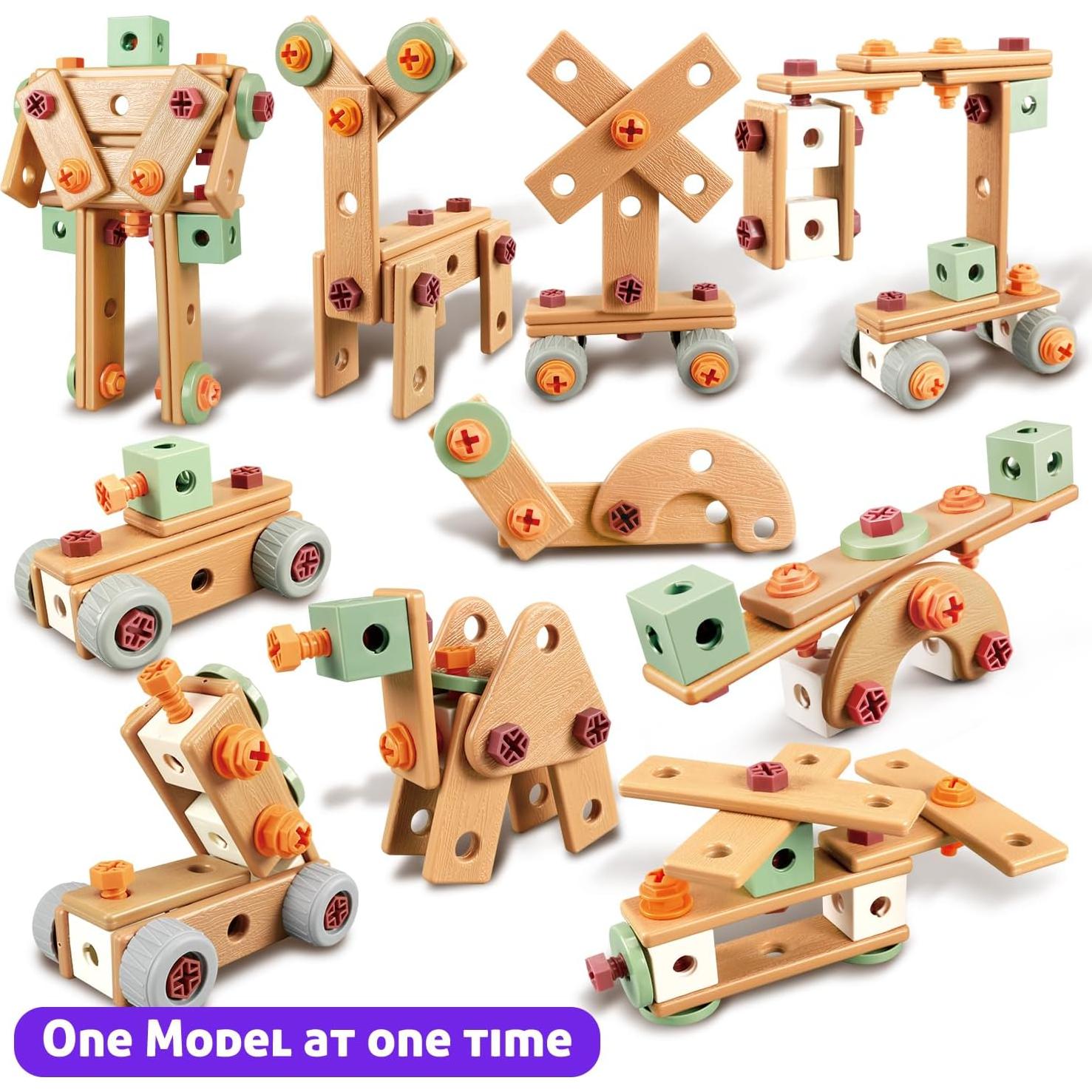 Juego de Herramientas VEAIS para Niños 148 Piezas STEM