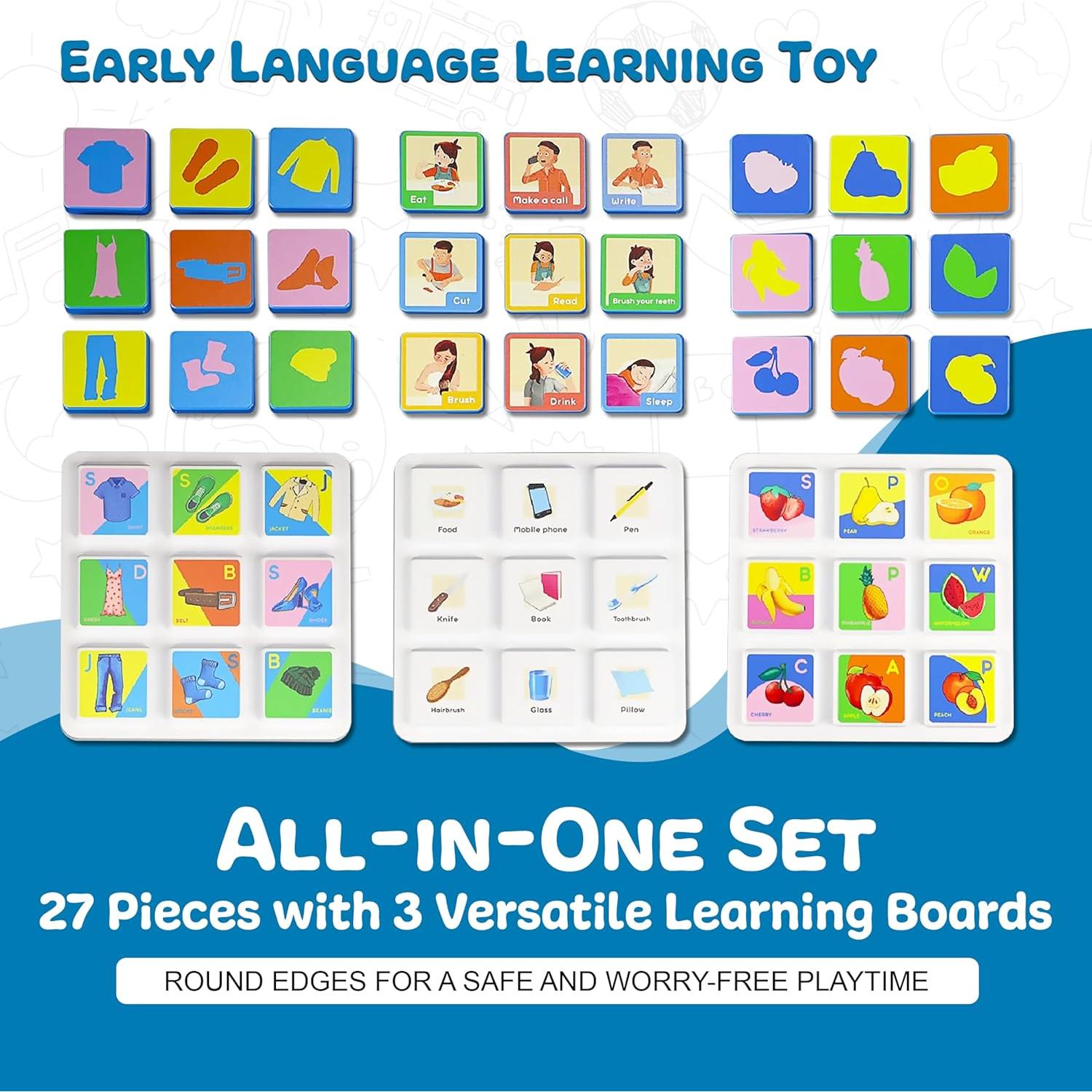 Juguete Educativo ABC Edu&Kate - Aprendizaje Temprano 27 Piezas