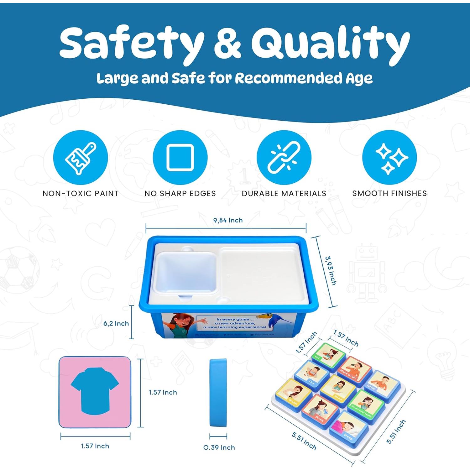 Juguete Educativo ABC Edu&Kate - Aprendizaje Temprano 27 Piezas
