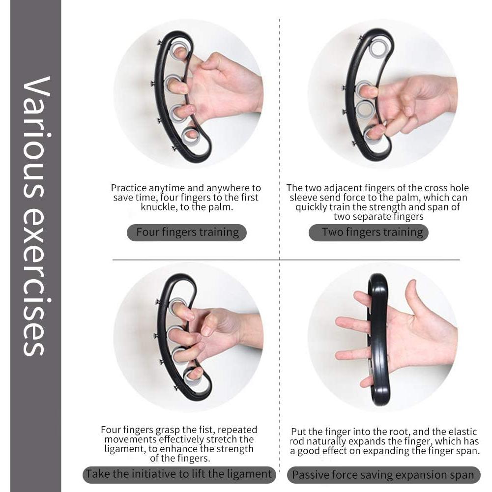 Expansor de Dedos Saycker para Guitarra y Piano Negro