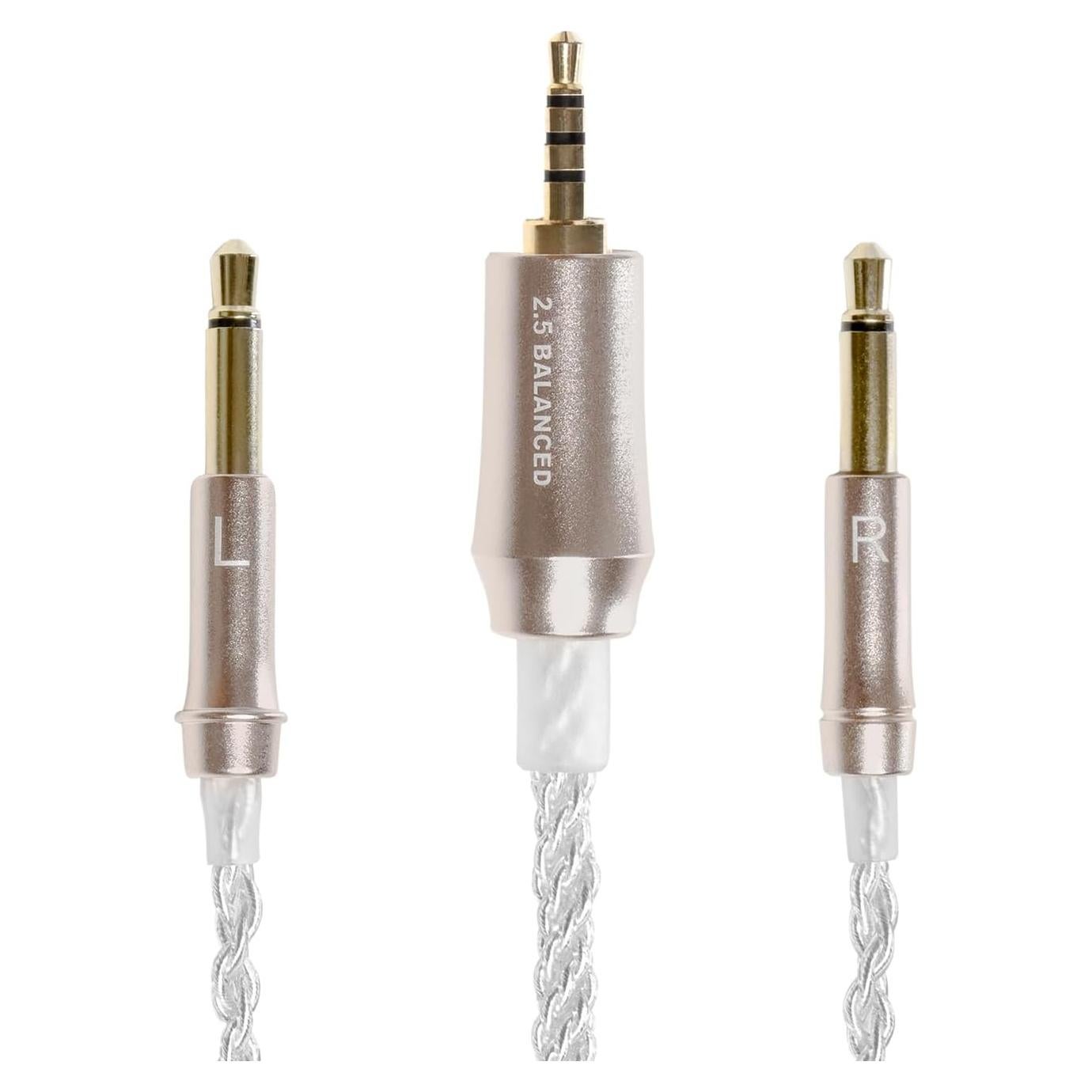 Cable de Audio Balanceado 2.5mm Meze Audio 99 Series 1.2m