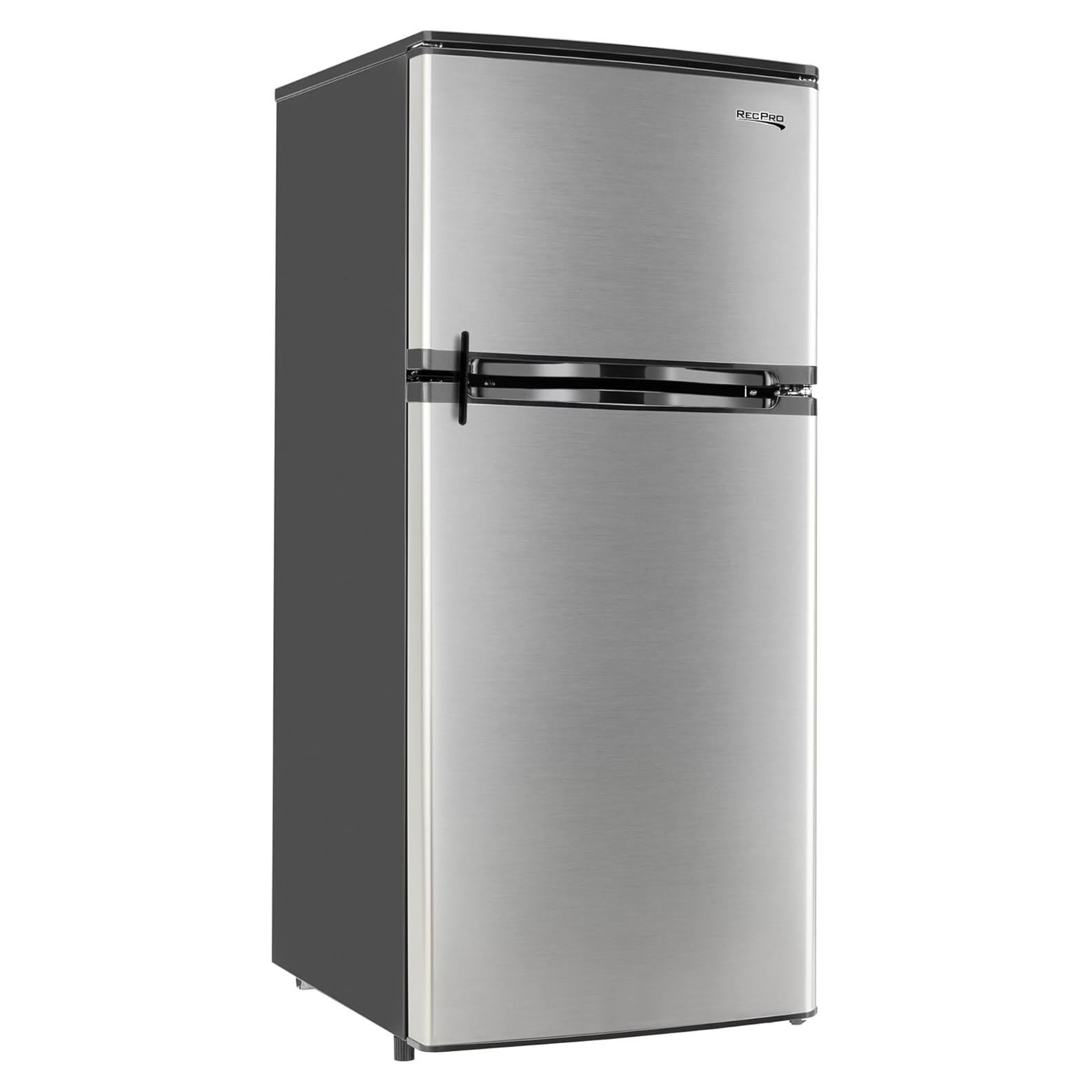 Refrigerador RecPro 4.4 Pies Cúbicos 12V Acero Inoxidable